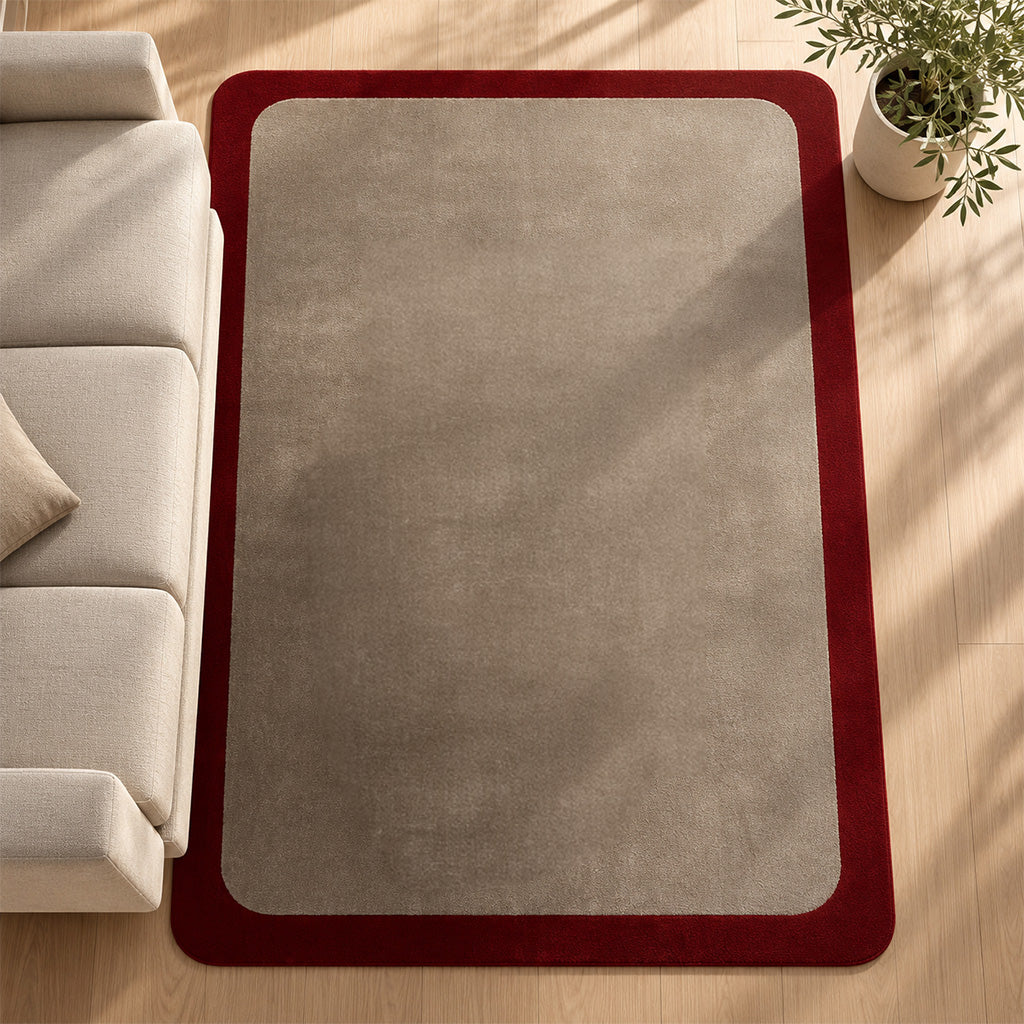 سجادة ذات زوايا مستديرة، مقاس 450 × 300 سم، إطار رقم 04 - BROWN 88 (INNER-C1631)-(OUTER-BOUNTY 20)-FM04