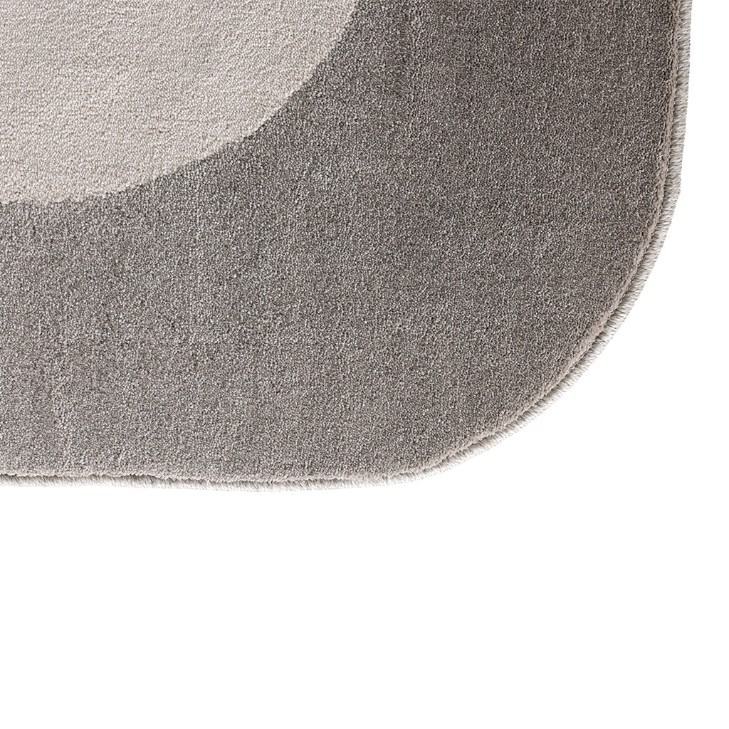 230X160 Cm FRAME-05 ROUNDED CORNER CARPET - (INNER-C1901)-BROWN 88 (OUTER-C1631)-FM05