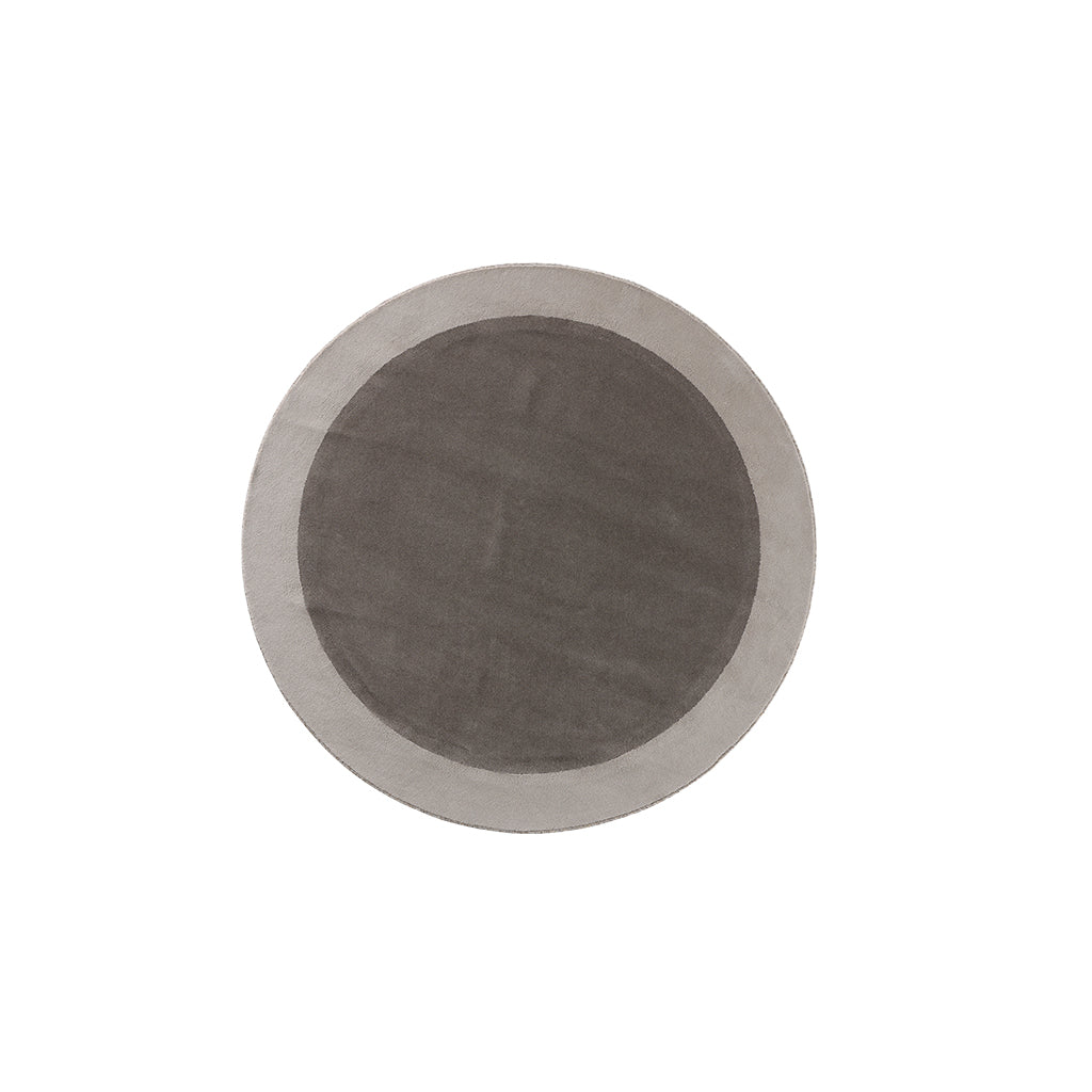 D300 CM FRAME-R06 Round Rug - INNER BROWN 88 (C1631) - OUTER (C1901)-FM-R06