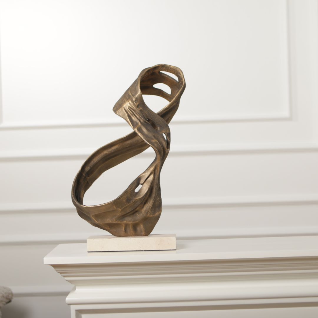 Pre-order 15 Days Delivery Flowing Balance Sculpture KA5182A - Home Decor Figurines - ebarza Furniture UAE | Shop Modern Furniture in Abu Dhabi & Dubai - مفروشات ايبازرا في الامارات | تسوق اثاث عصري وديكورات مميزة في دبي وابوظبي