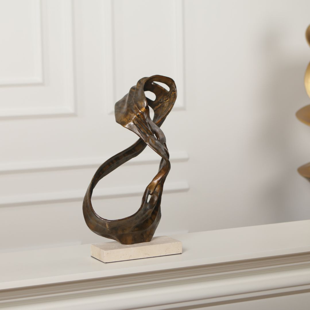 Pre-order 15 Days Delivery Flowing Balance Sculpture KA5182A - Home Decor Figurines - ebarza Furniture UAE | Shop Modern Furniture in Abu Dhabi & Dubai - مفروشات ايبازرا في الامارات | تسوق اثاث عصري وديكورات مميزة في دبي وابوظبي