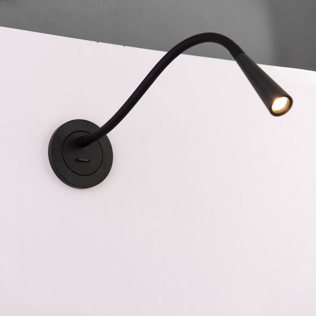 FoSage Hotel Style Headboard/ Wall Reading Lamp FoSage-Ez-WL-02BK - Wall Lamps - ebarza Furniture UAE | Shop Modern Furniture in Abu Dhabi & Dubai - مفروشات ايبازرا في الامارات | تسوق اثاث عصري وديكورات مميزة في دبي وابوظبي