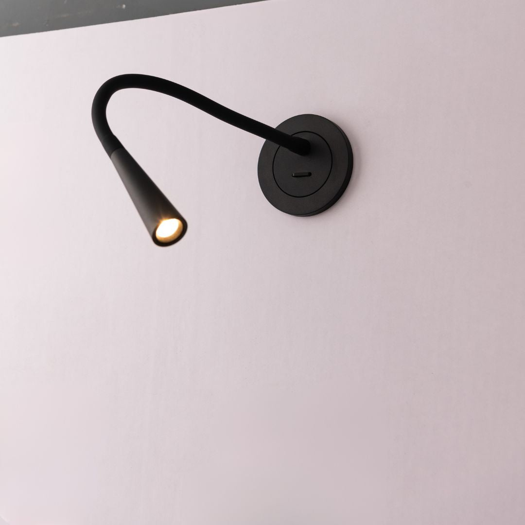 FoSage Hotel Style Headboard/ Wall Reading Lamp FoSage-Ez-WL-02BK - Wall Lamps - ebarza Furniture UAE | Shop Modern Furniture in Abu Dhabi & Dubai - مفروشات ايبازرا في الامارات | تسوق اثاث عصري وديكورات مميزة في دبي وابوظبي