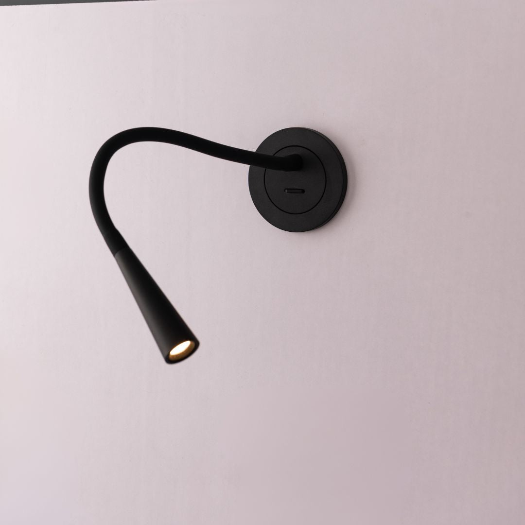 FoSage Hotel Style Headboard/ Wall Reading Lamp FoSage-Ez-WL-02BK - Wall Lamps - ebarza Furniture UAE | Shop Modern Furniture in Abu Dhabi & Dubai - مفروشات ايبازرا في الامارات | تسوق اثاث عصري وديكورات مميزة في دبي وابوظبي