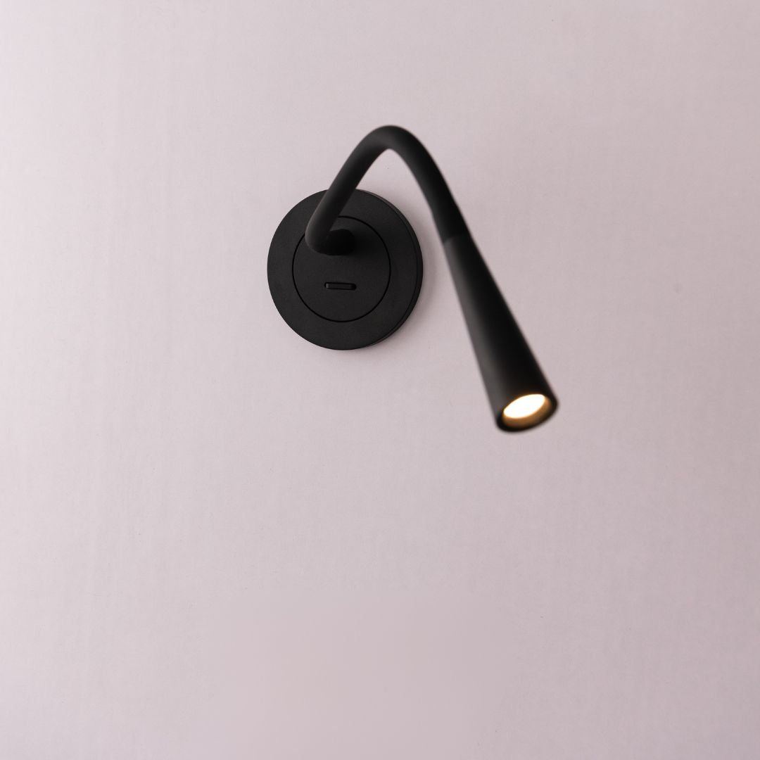 FoSage Hotel Style Headboard/ Wall Reading Lamp FoSage-Ez-WL-02BK - Wall Lamps - ebarza Furniture UAE | Shop Modern Furniture in Abu Dhabi & Dubai - مفروشات ايبازرا في الامارات | تسوق اثاث عصري وديكورات مميزة في دبي وابوظبي