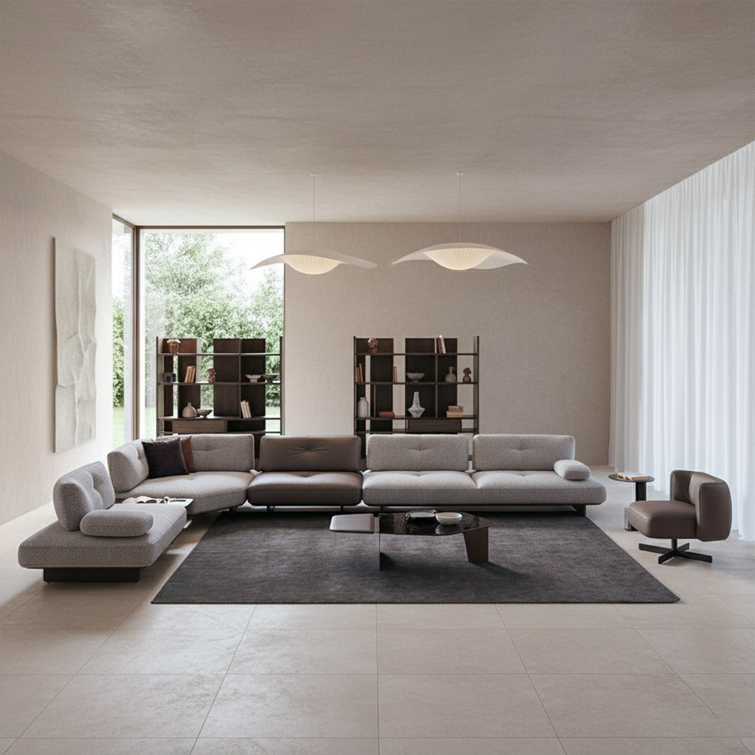 Foresta Corner Sofa HM-FORESTA02 - Sofas - ebarza Furniture UAE | Shop Modern Furniture in Abu Dhabi & Dubai - مفروشات ايبازرا في الامارات | تسوق اثاث عصري وديكورات مميزة في دبي وابوظبي