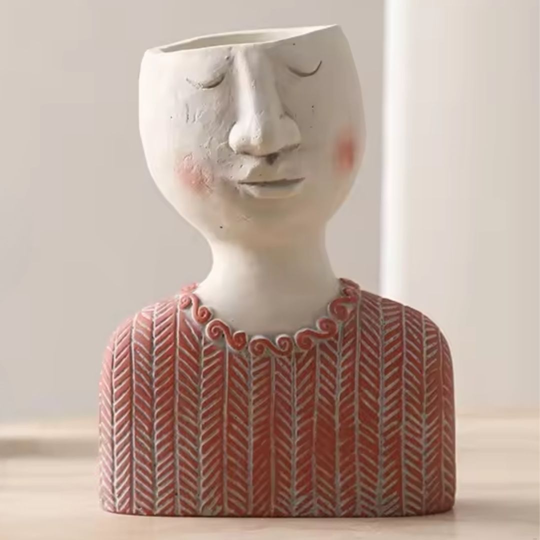 Grassland Pot -A FF-SN24020A - Planter Boxes - ebarza Furniture UAE | Shop Modern Furniture in Abu Dhabi & Dubai - مفروشات ايبازرا في الامارات | تسوق اثاث عصري وديكورات مميزة في دبي وابوظبي