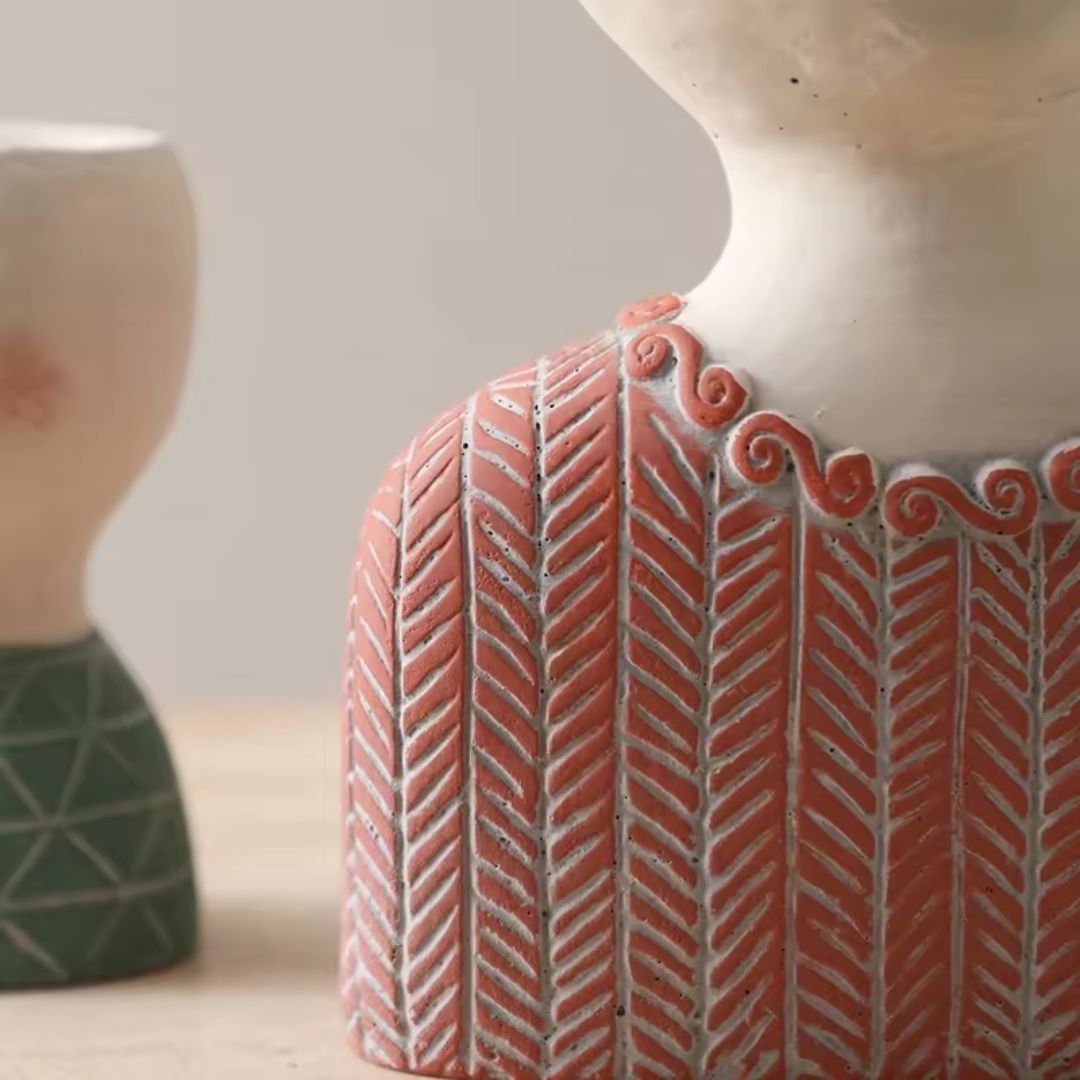 Grassland Pot -A FF-SN24020A - Planter Boxes - ebarza Furniture UAE | Shop Modern Furniture in Abu Dhabi & Dubai - مفروشات ايبازرا في الامارات | تسوق اثاث عصري وديكورات مميزة في دبي وابوظبي