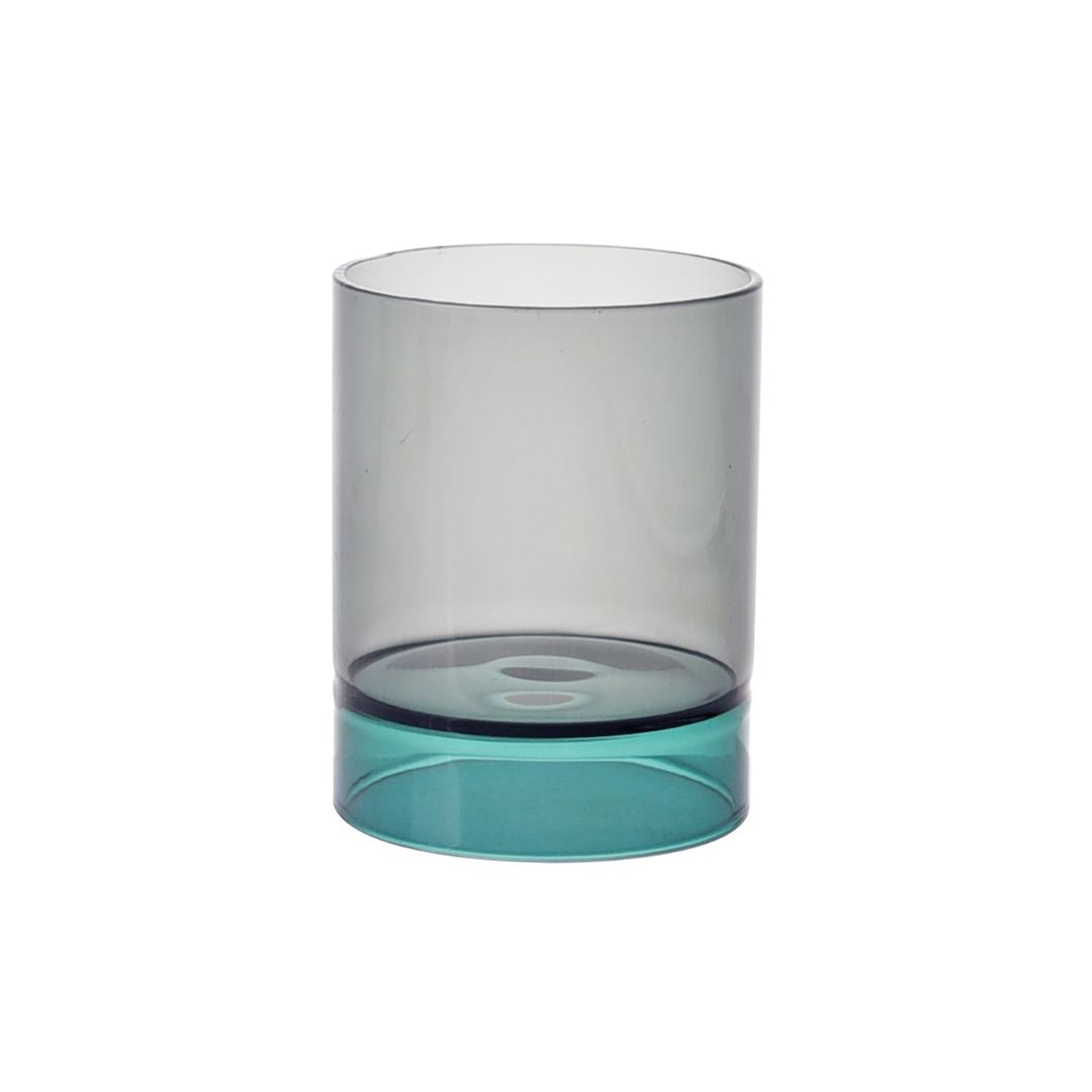 Green Base + Grey Top Tumbler - C24058FA3 - Drinkware - ebarza Furniture UAE | Shop Modern Furniture in Abu Dhabi & Dubai - مفروشات ايبازرا في الامارات | تسوق اثاث عصري وديكورات مميزة في دبي وابوظبي