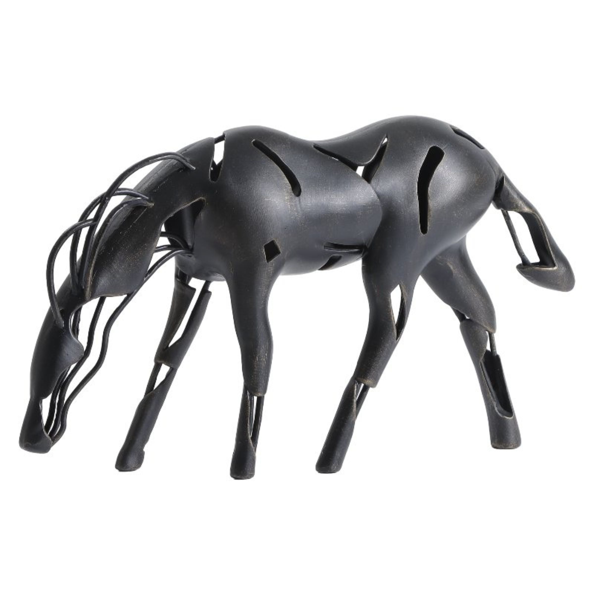 ABSTRACT HORSE STATUE H1847 - Home Decor Figurines - ebarza Furniture UAE | Shop Modern Furniture in Abu Dhabi & Dubai - مفروشات ايبازرا في الامارات | تسوق اثاث عصري وديكورات مميزة في دبي وابوظبي