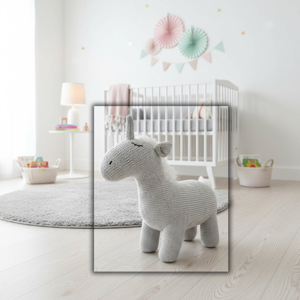 Handmade Cute Unicorn Decorative Lt-M22 - Kids Stools - ebarza Furniture UAE | Shop Modern Furniture in Abu Dhabi & Dubai - مفروشات ايبازرا في الامارات | تسوق اثاث عصري وديكورات مميزة في دبي وابوظبي