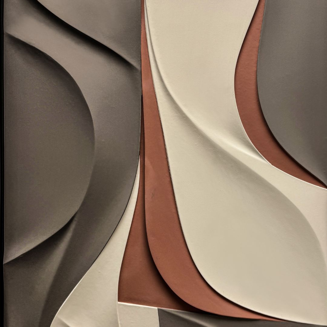 Handmade wall art painting by BEACON, 110x180cm, featuring abstract designs on canvas.