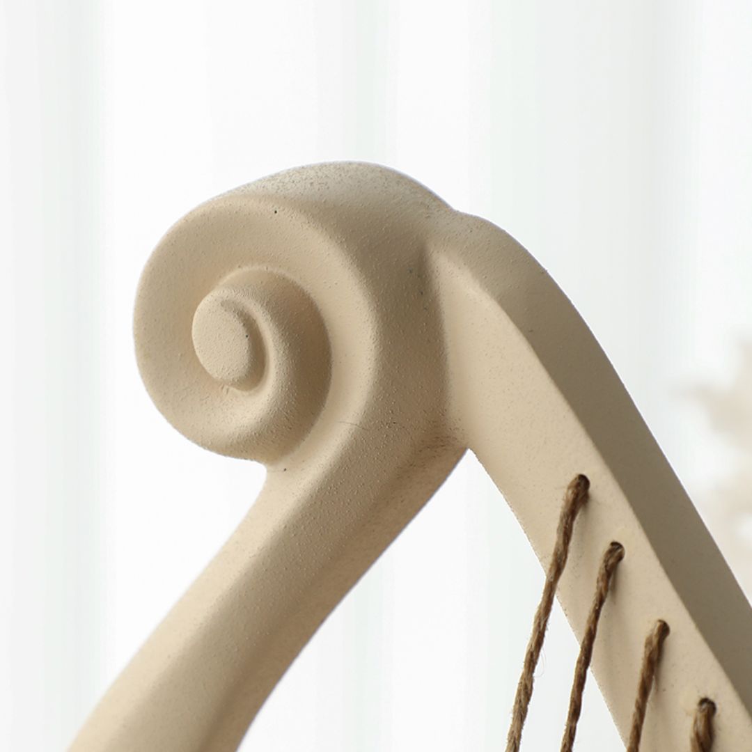 Harp Ornament FC-SZ25005 - Home Decor Figurines - ebarza Furniture UAE | Shop Modern Furniture in Abu Dhabi & Dubai - مفروشات ايبازرا في الامارات | تسوق اثاث عصري وديكورات مميزة في دبي وابوظبي