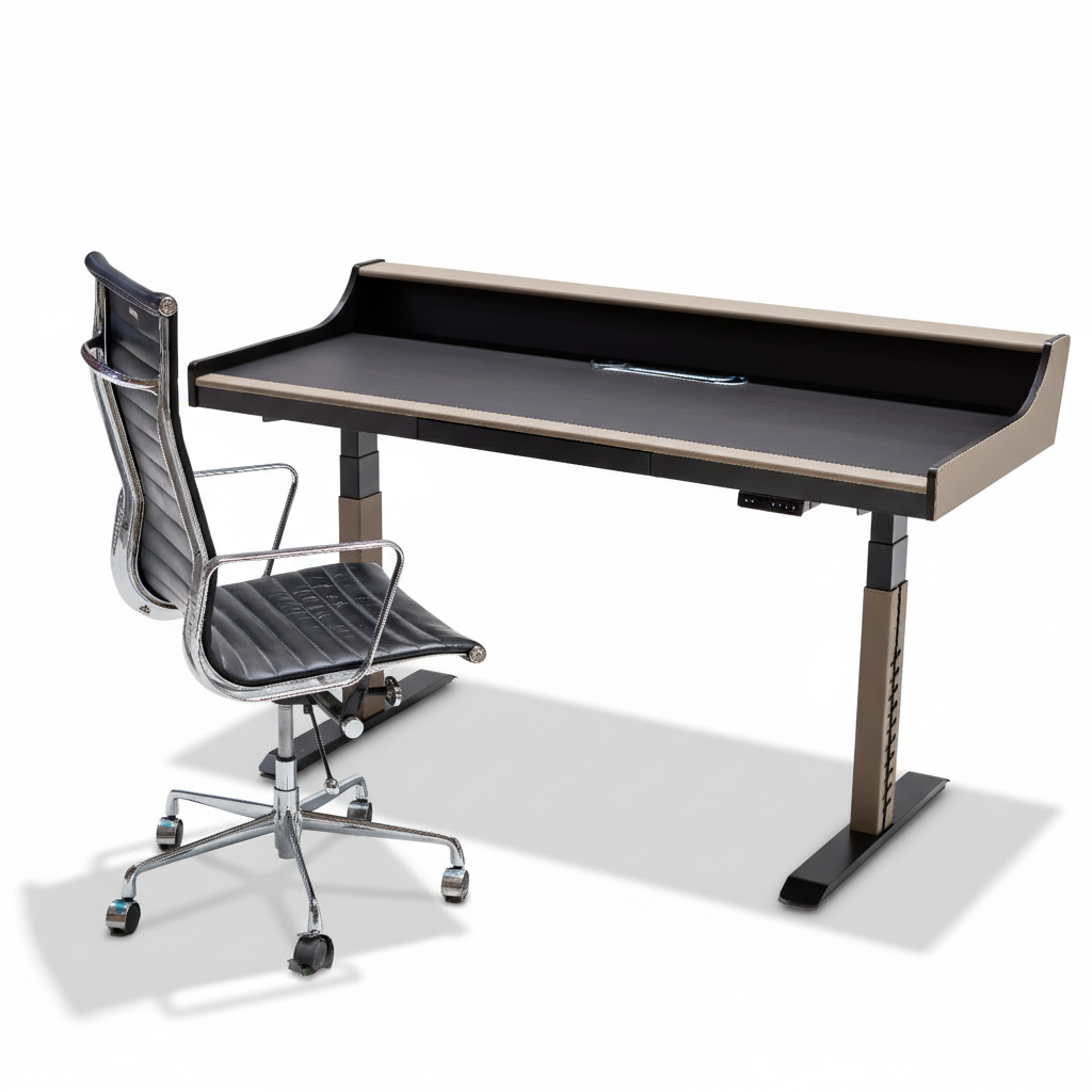 Height Adjustable Desk BNY-611 - Office Desks - ebarza Furniture UAE | Shop Modern Furniture in Abu Dhabi & Dubai - مفروشات ايبازرا في الامارات | تسوق اثاث عصري وديكورات مميزة في دبي وابوظبي