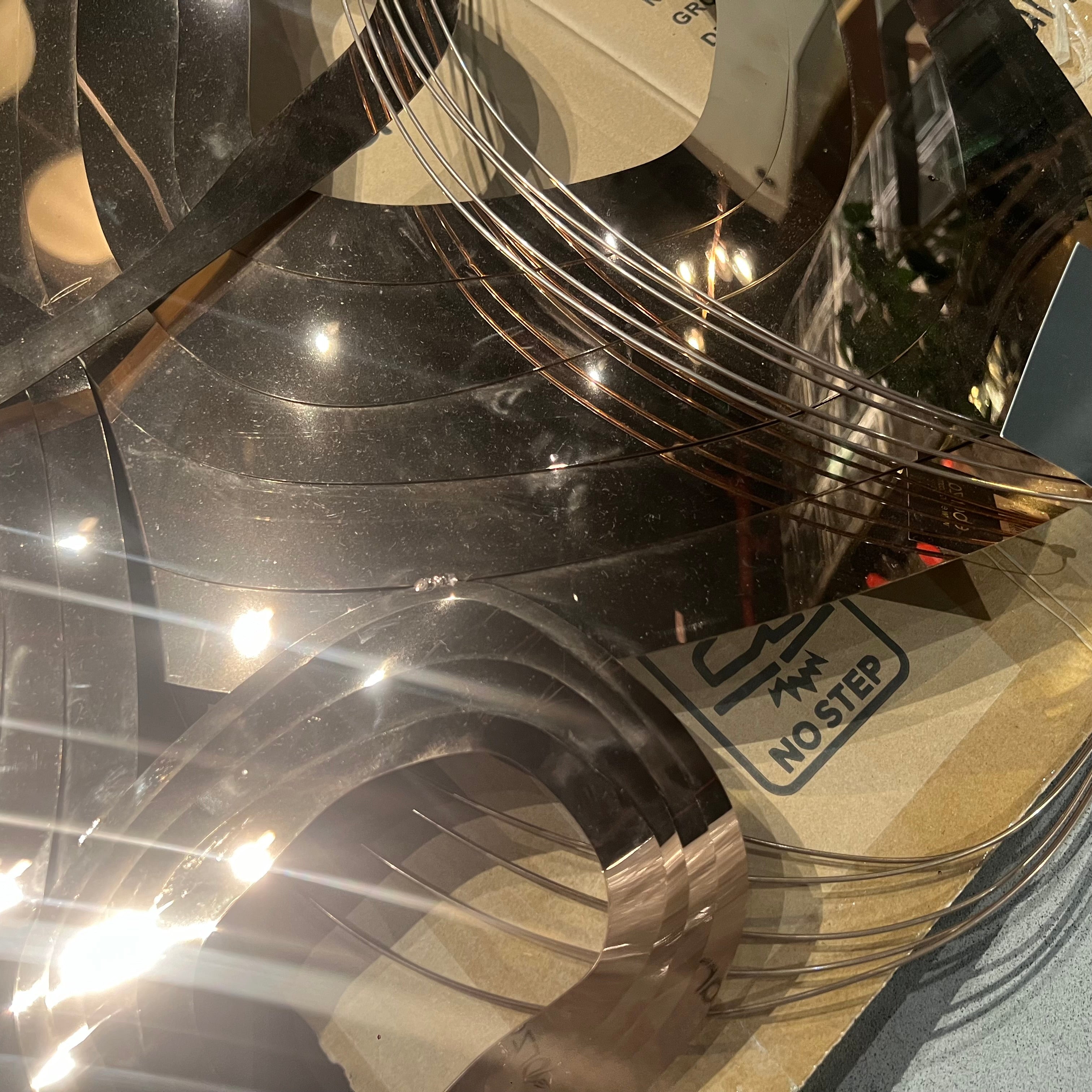 Display Item - Handcrafted Stainless Steel Artwork Z08006-Rg-Nakheel - DISPLAY ITEM - ebarza Furniture UAE | Shop Modern Furniture in Abu Dhabi & Dubai - مفروشات ايبازرا في الامارات | تسوق اثاث عصري وديكورات مميزة في دبي وابوظبي