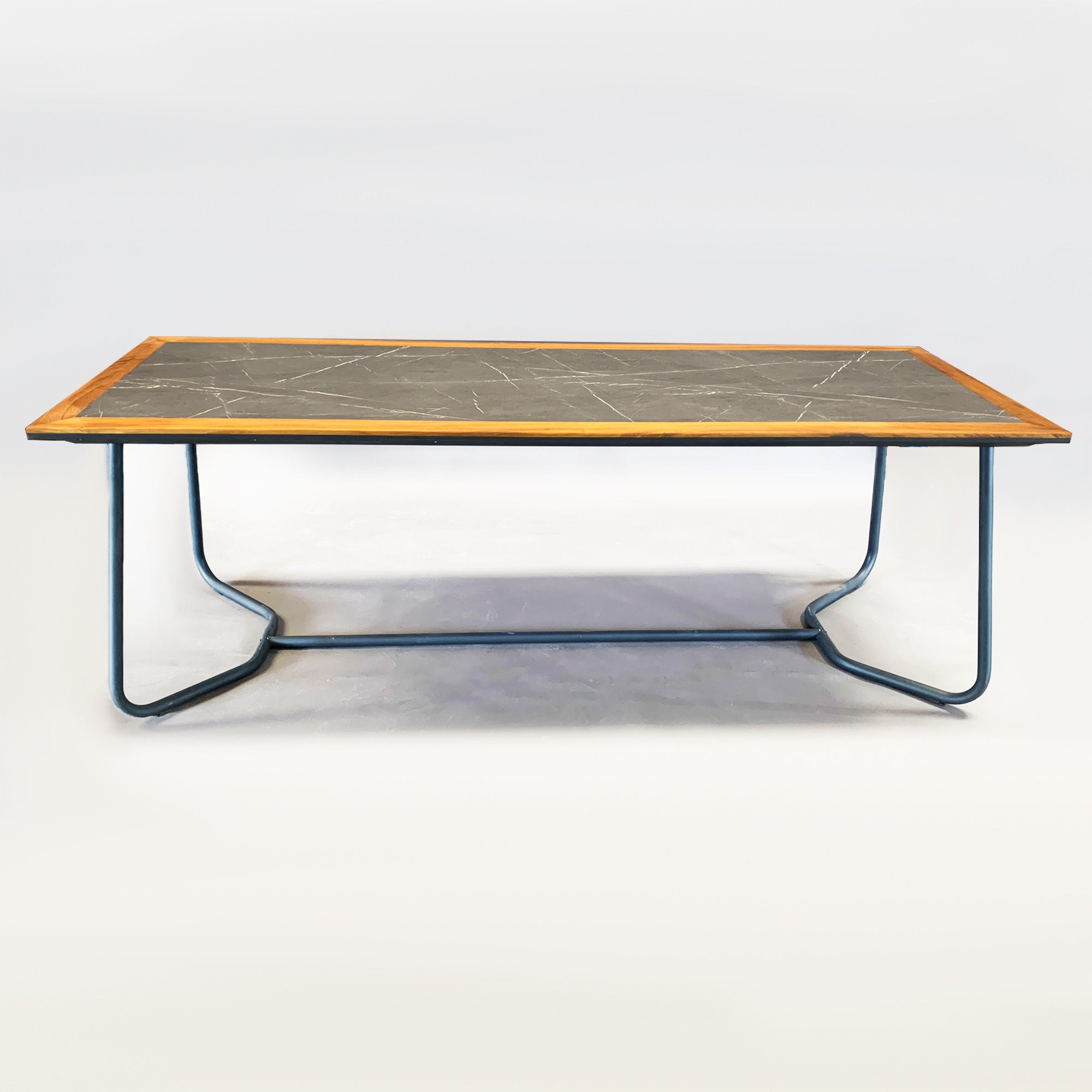 Display Item  -  Forsa Solid Teak Wood And Aluminum Outdoor Table (Mythra Table)YAS -  USED ITEM | قطعة من المعرض - طاولة خارجية من خشب الساج الصلب والألومنيوم من فورسا (طاولة ميثرا) - ebarza Furniture UAE | Shop Modern Furniture in Abu Dhabi & Dubai - مفروشات ايبازرا في الامارات | تسوق اثاث عصري وديكورات مميزة في دبي وابوظبي