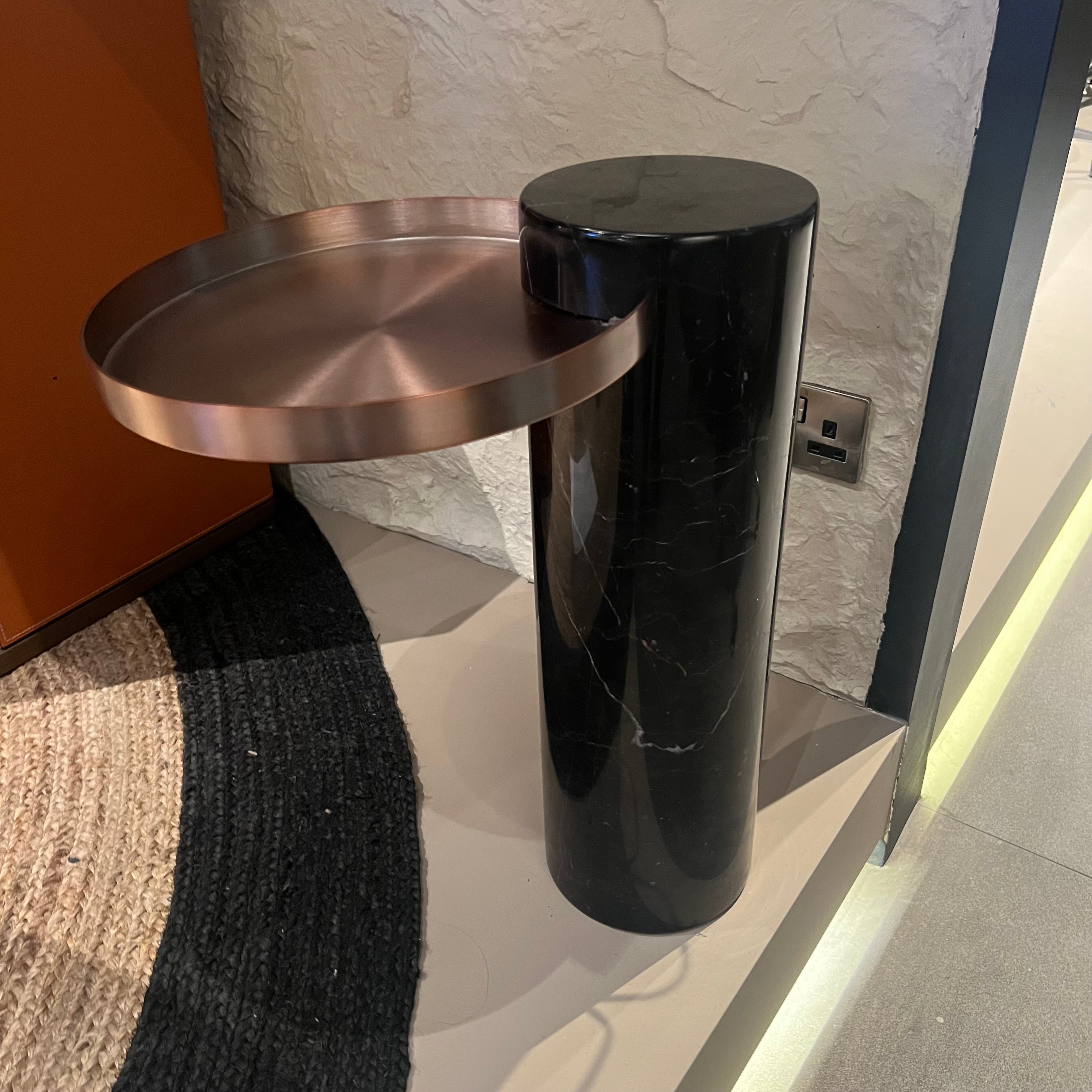 Display Item - Solid Marble Side Table St8699-32 Nakheel - DISPLAY ITEM - ebarza Furniture UAE | Shop Modern Furniture in Abu Dhabi & Dubai - مفروشات ايبازرا في الامارات | تسوق اثاث عصري وديكورات مميزة في دبي وابوظبي