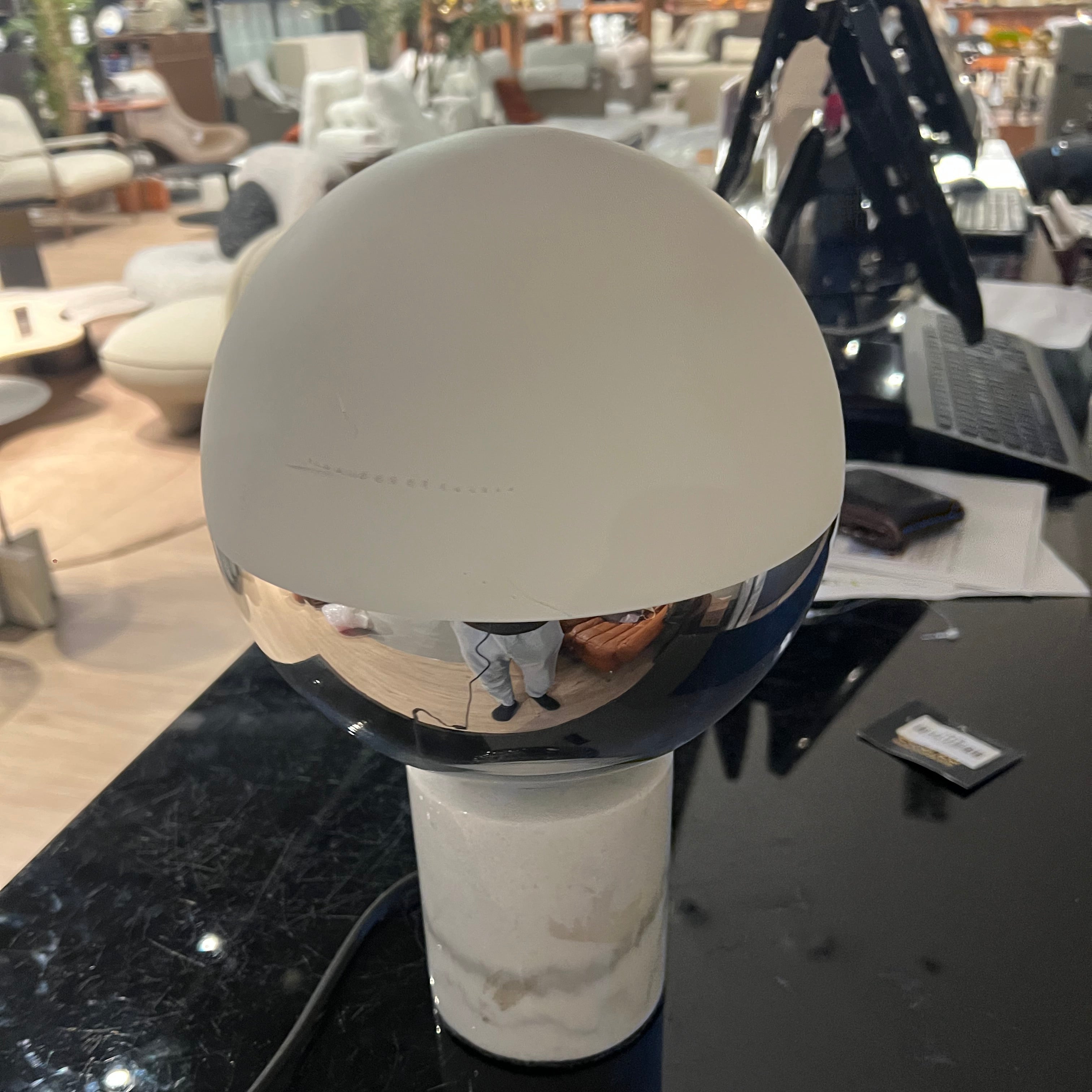 Display Item - Marble Table Lamp Cy-New-051-C Nakheel - DISPLAY ITEM - ebarza Furniture UAE | Shop Modern Furniture in Abu Dhabi & Dubai - مفروشات ايبازرا في الامارات | تسوق اثاث عصري وديكورات مميزة في دبي وابوظبي
