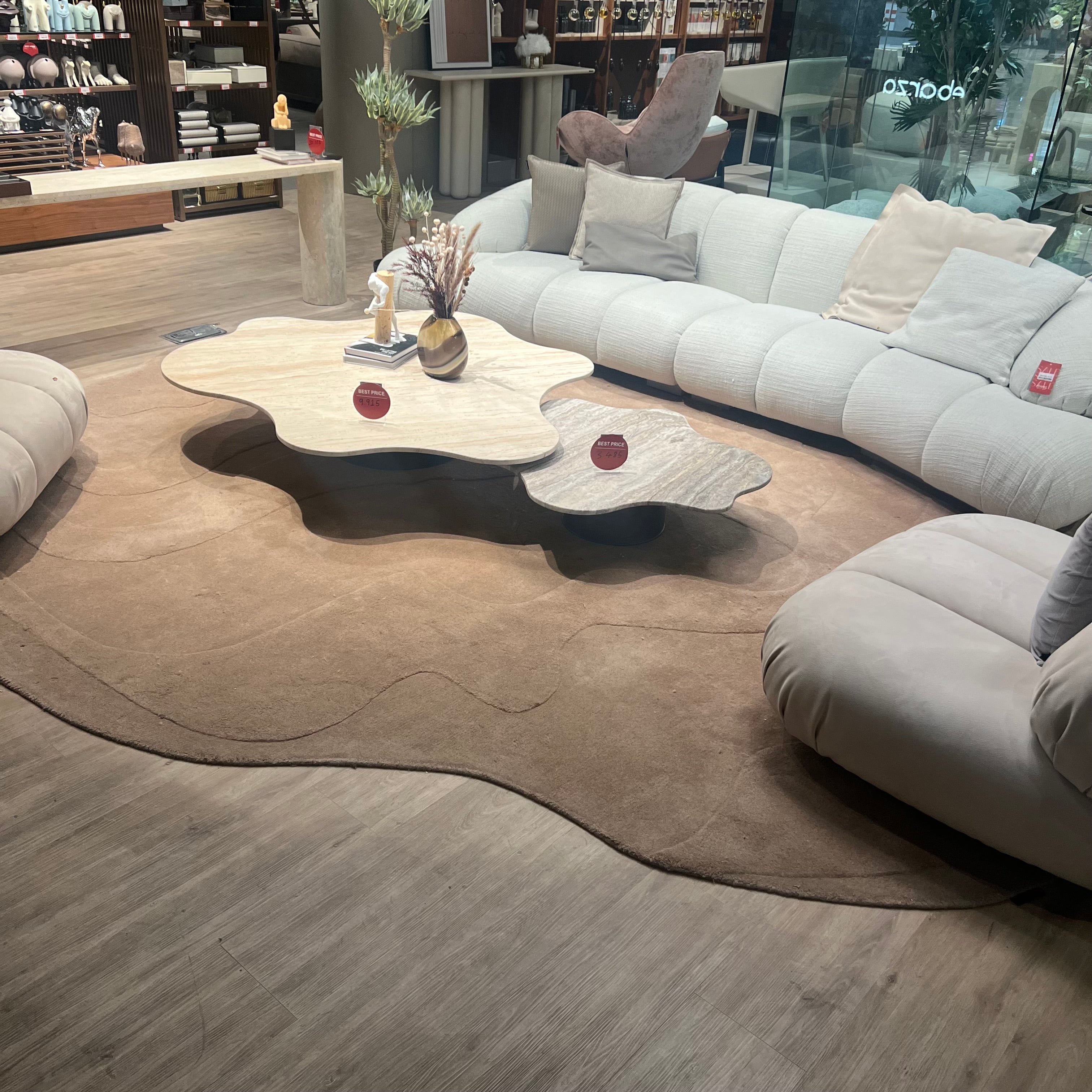 Display Item - 400X350 Cm WOOL DARK BEIGE Rug JH-22726 Nakheel - DISPLAY ITEM - ebarza Furniture UAE | Shop Modern Furniture in Abu Dhabi & Dubai - مفروشات ايبازرا في الامارات | تسوق اثاث عصري وديكورات مميزة في دبي وابوظبي