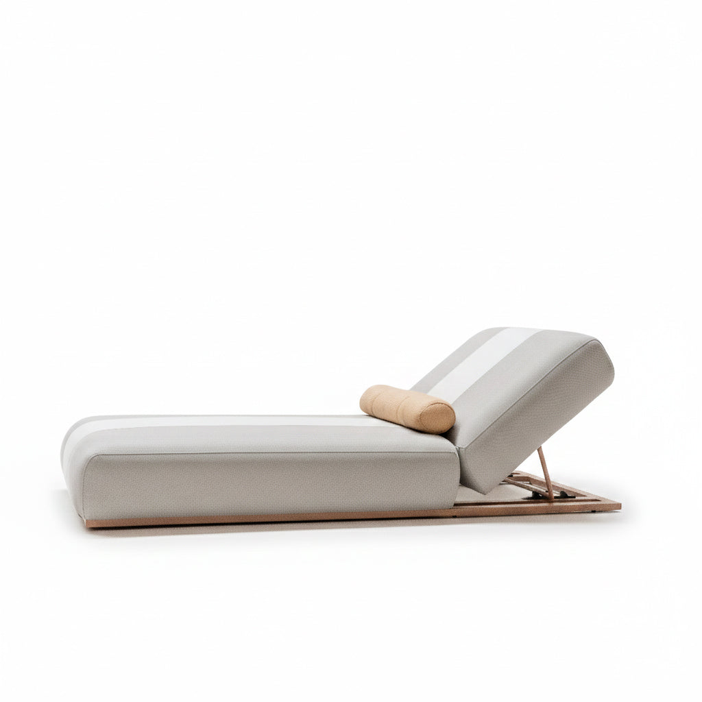 JOY Sunbed Outdoor LOUNGER JO-13+ 2*CU-02 - Sunloungers - ebarza Furniture UAE | Shop Modern Furniture in Abu Dhabi & Dubai - مفروشات ايبازرا في الامارات | تسوق اثاث عصري وديكورات مميزة في دبي وابوظبي