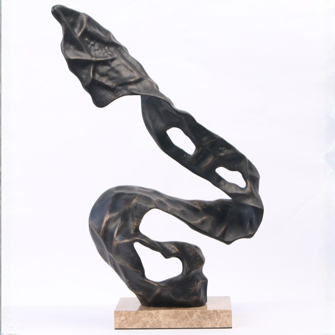 Pre-order 15 Days Delivery Dancing Lines sculpture KA5138A - Home Decor Figurines - ebarza Furniture UAE | Shop Modern Furniture in Abu Dhabi & Dubai - مفروشات ايبازرا في الامارات | تسوق اثاث عصري وديكورات مميزة في دبي وابوظبي