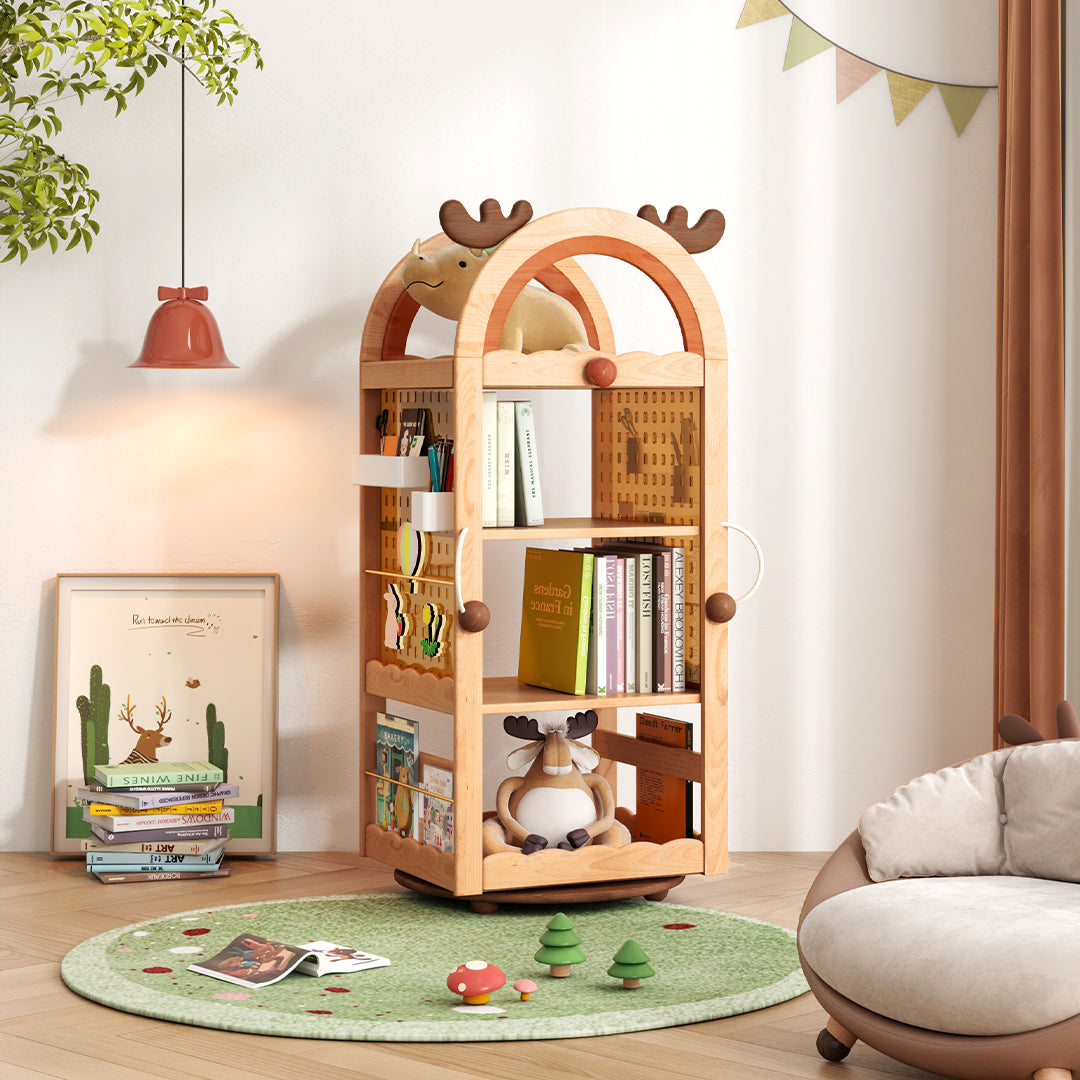 Pre-order 25 Days Delivery Reindeer Kid's book case E2304G - Kids Shelves - ebarza Furniture UAE | Shop Modern Furniture in Abu Dhabi & Dubai - مفروشات ايبازرا في الامارات | تسوق اثاث عصري وديكورات مميزة في دبي وابوظبي