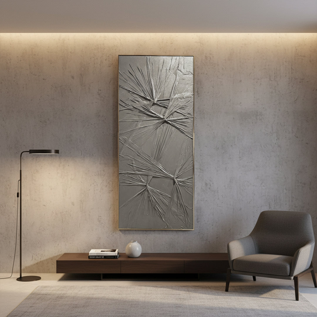 Knots Hand Painted Art Fabric Painting 80*200cm SOASAMPLE009 - Paintings - ebarza Furniture UAE | Shop Modern Furniture in Abu Dhabi & Dubai - مفروشات ايبازرا في الامارات | تسوق اثاث عصري وديكورات مميزة في دبي وابوظبي