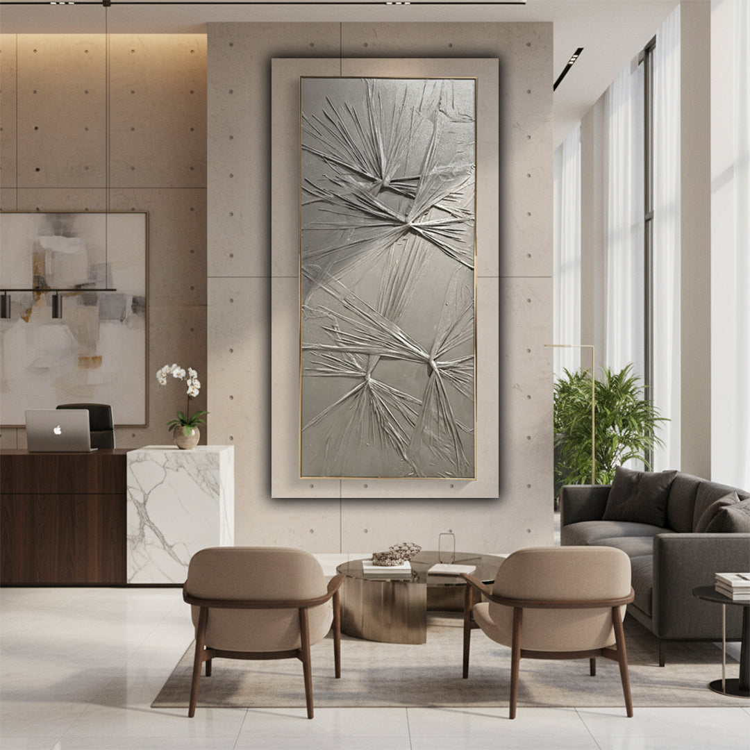 Knots Hand Painted Art Fabric Painting 80*200cm SOASAMPLE009