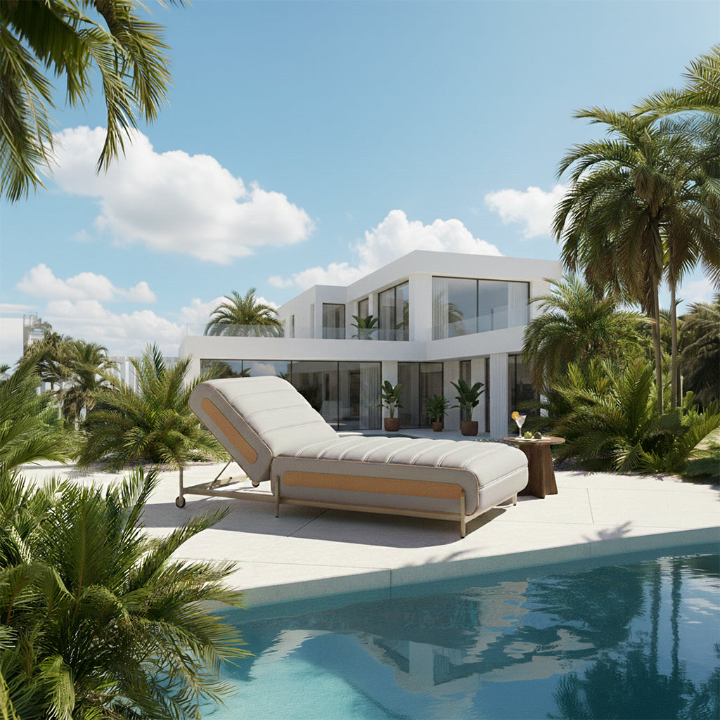 Pre-order 15 Days Delivery LOY Outdoor SUNBED DV-LO-12 - Sunloungers - ebarza Furniture UAE | Shop Modern Furniture in Abu Dhabi & Dubai - مفروشات ايبازرا في الامارات | تسوق اثاث عصري وديكورات مميزة في دبي وابوظبي