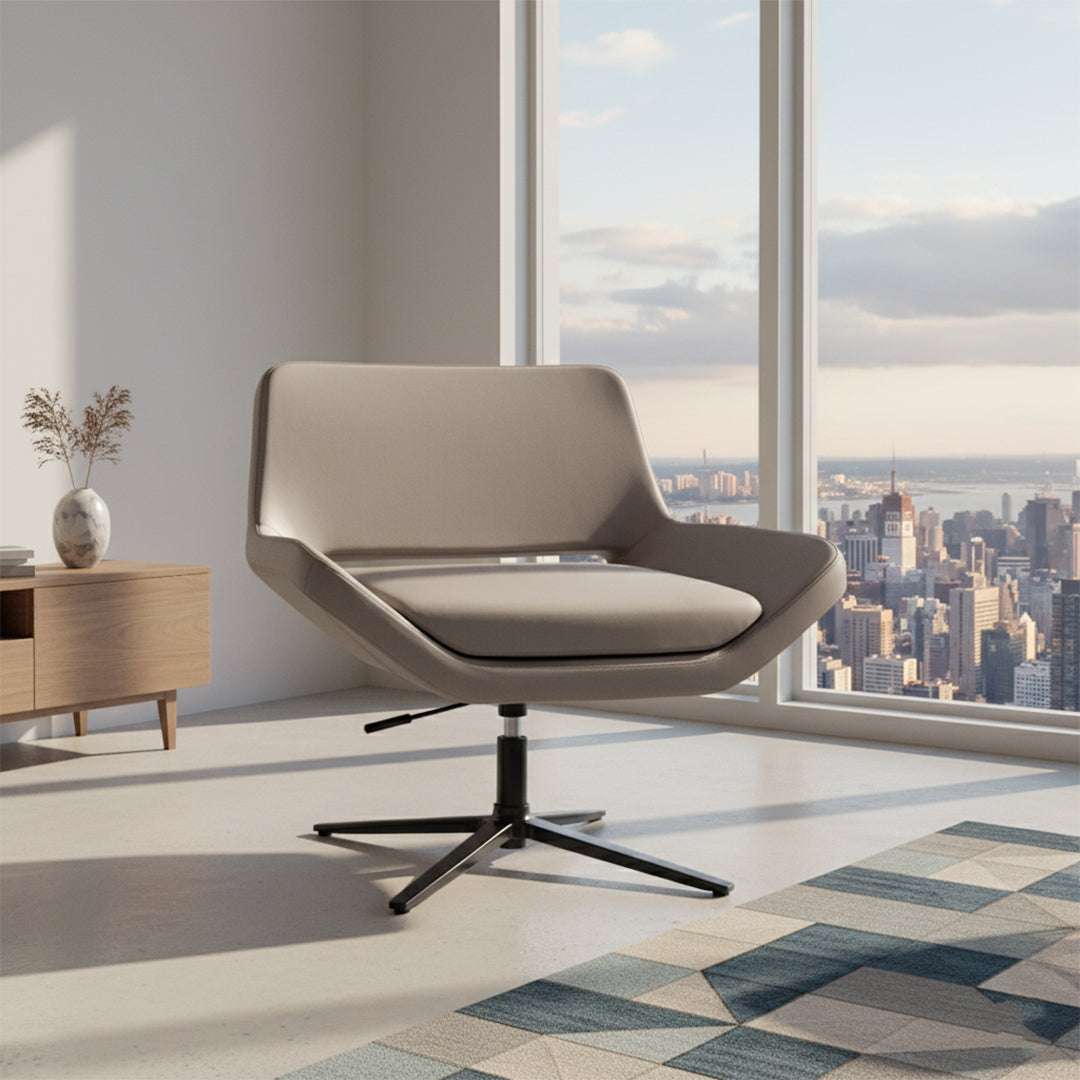 Lounge Chair - H-5146-Beige - Lounge Chairs - ebarza Furniture UAE | Shop Modern Furniture in Abu Dhabi & Dubai - مفروشات ايبازرا في الامارات | تسوق اثاث عصري وديكورات مميزة في دبي وابوظبي