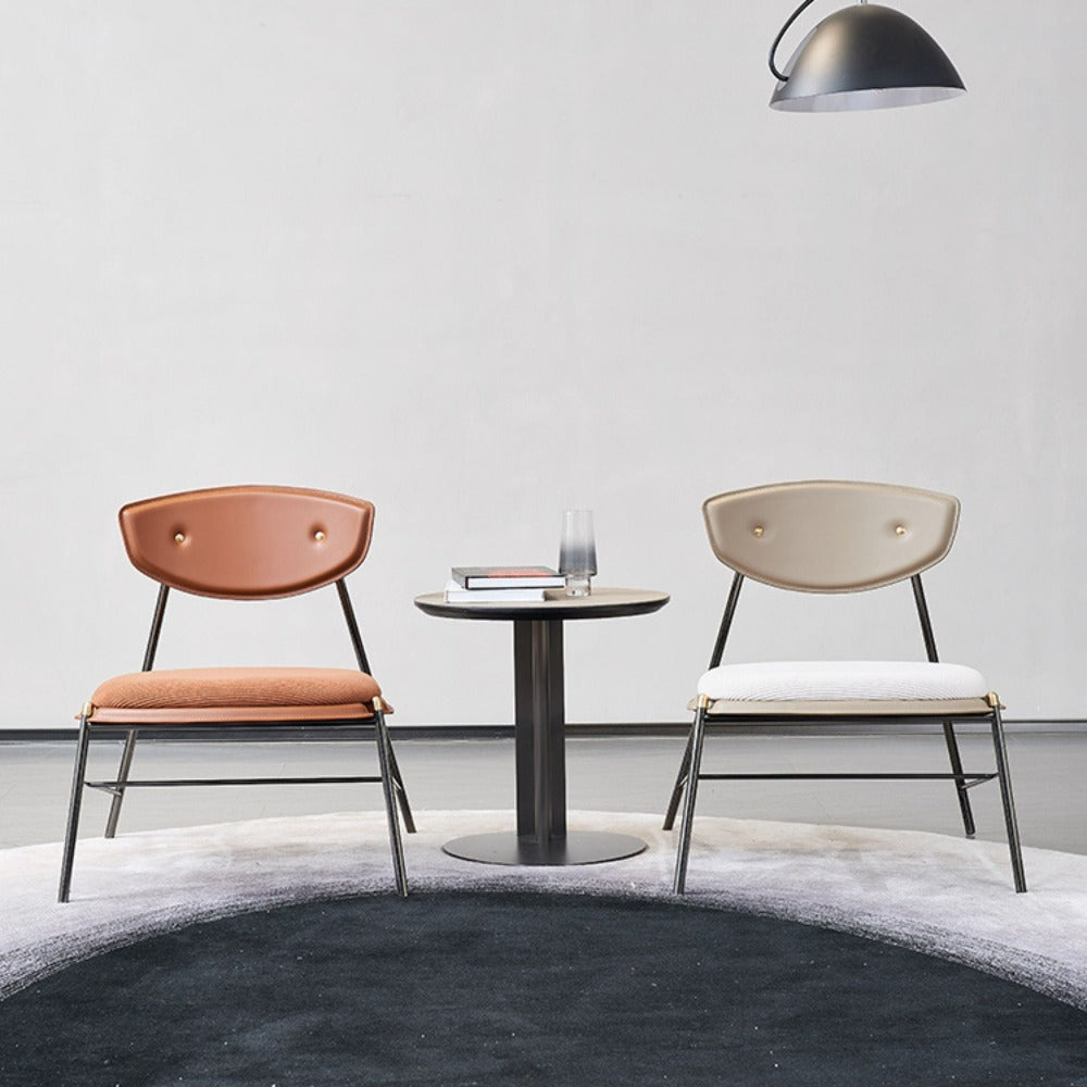 Lounge Chair MLL- A100-Brown - Lounge Chairs - ebarza Furniture UAE | Shop Modern Furniture in Abu Dhabi & Dubai - مفروشات ايبازرا في الامارات | تسوق اثاث عصري وديكورات مميزة في دبي وابوظبي