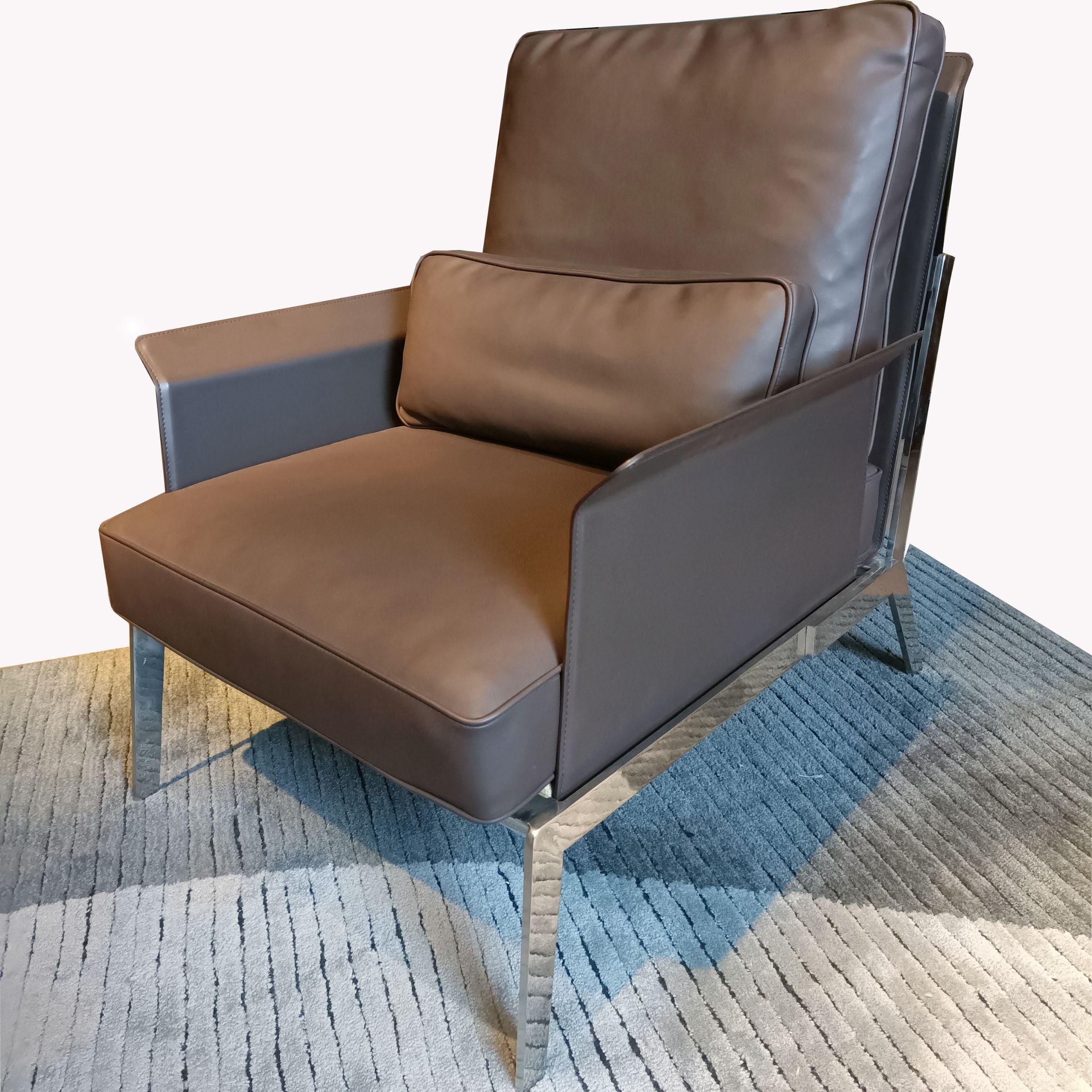 Lounge chair LC069 -  Lounge Chairs | كرسي صالة - ebarza Furniture UAE | Shop Modern Furniture in Abu Dhabi & Dubai - مفروشات ايبازرا في الامارات | تسوق اثاث عصري وديكورات مميزة في دبي وابوظبي