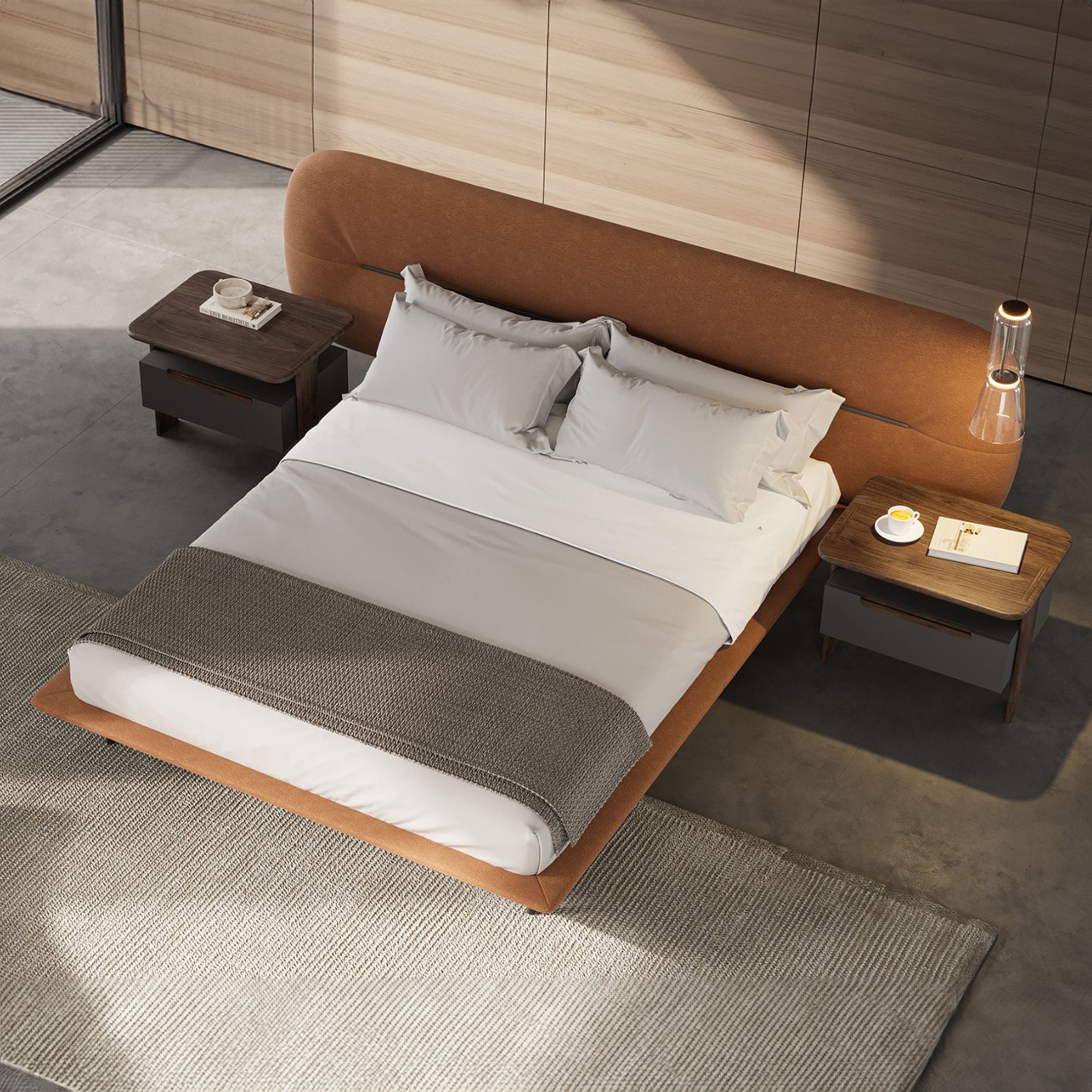 Display Item - Lova King Size Bedstead YOLVA-BS ORNG - YAS - DISPLAY ITEM - ebarza Furniture UAE | Shop Modern Furniture in Abu Dhabi & Dubai - مفروشات ايبازرا في الامارات | تسوق اثاث عصري وديكورات مميزة في دبي وابوظبي