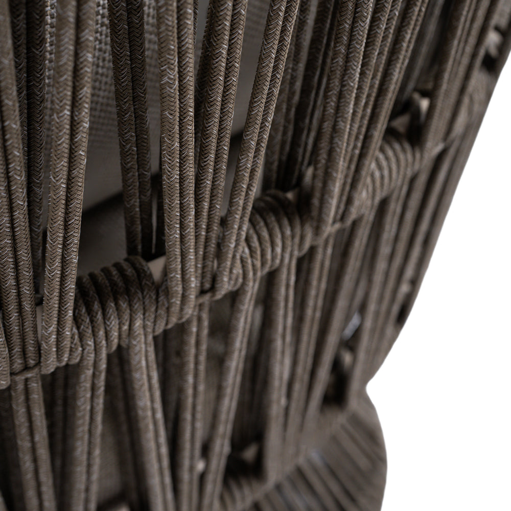 MARRAKECH SWIVEL LOUNGE ARMCHAIR W/SEAT AND BACK CUSHION - AC5879N94ROP - Armchairs - ebarza Furniture UAE | Shop Modern Furniture in Abu Dhabi & Dubai - مفروشات ايبازرا في الامارات | تسوق اثاث عصري وديكورات مميزة في دبي وابوظبي