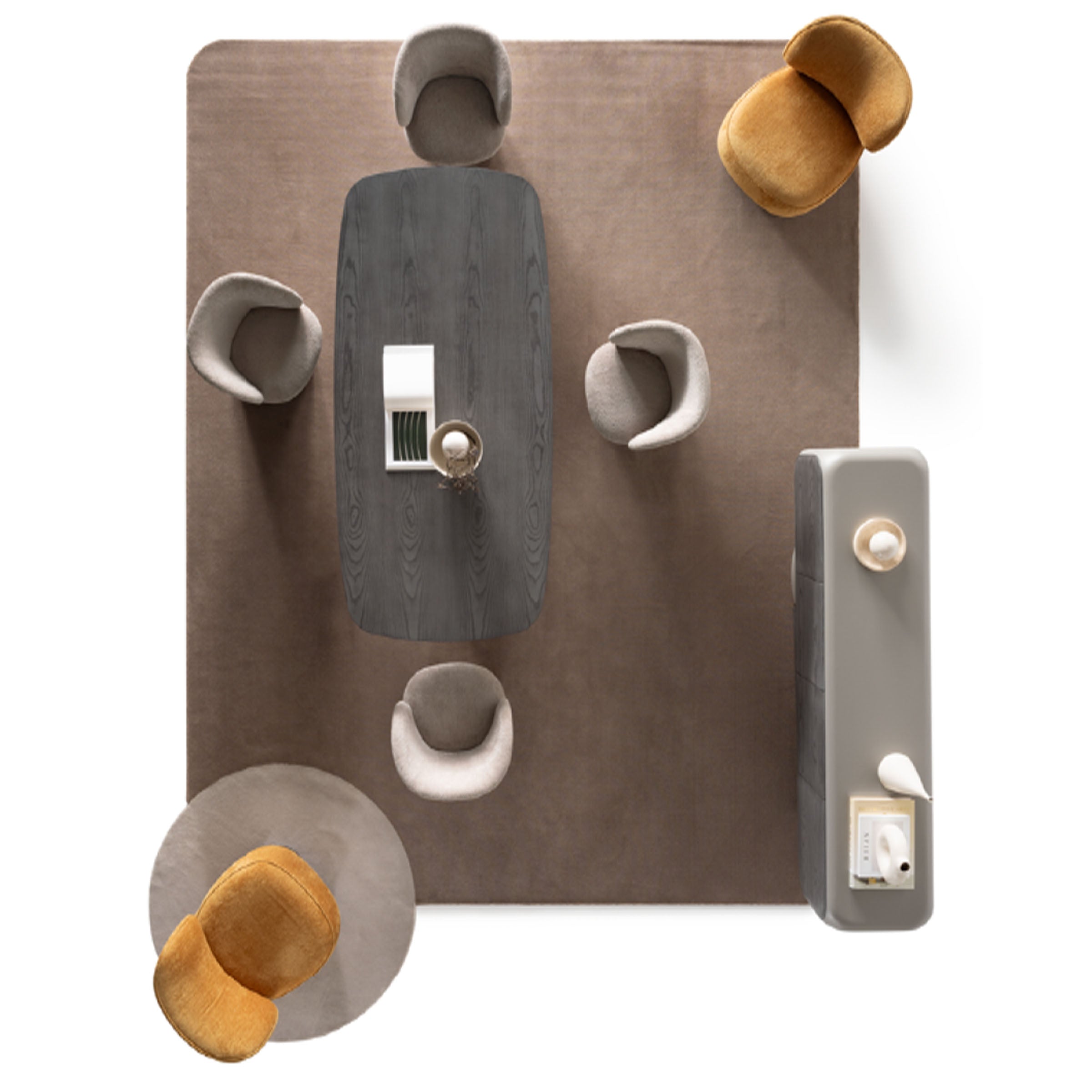 MOON Sideboard/Console SAR-SBC013 - Sideboards - ebarza Furniture UAE | Shop Modern Furniture in Abu Dhabi & Dubai - مفروشات ايبازرا في الامارات | تسوق اثاث عصري وديكورات مميزة في دبي وابوظبي