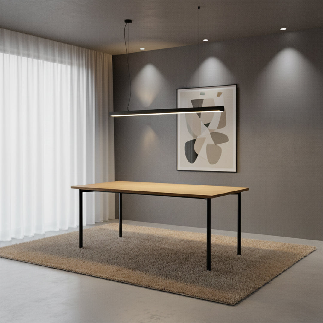 Max Dining Table Gt-419 - Dining Tables - ebarza Furniture UAE | Shop Modern Furniture in Abu Dhabi & Dubai - مفروشات ايبازرا في الامارات | تسوق اثاث عصري وديكورات مميزة في دبي وابوظبي