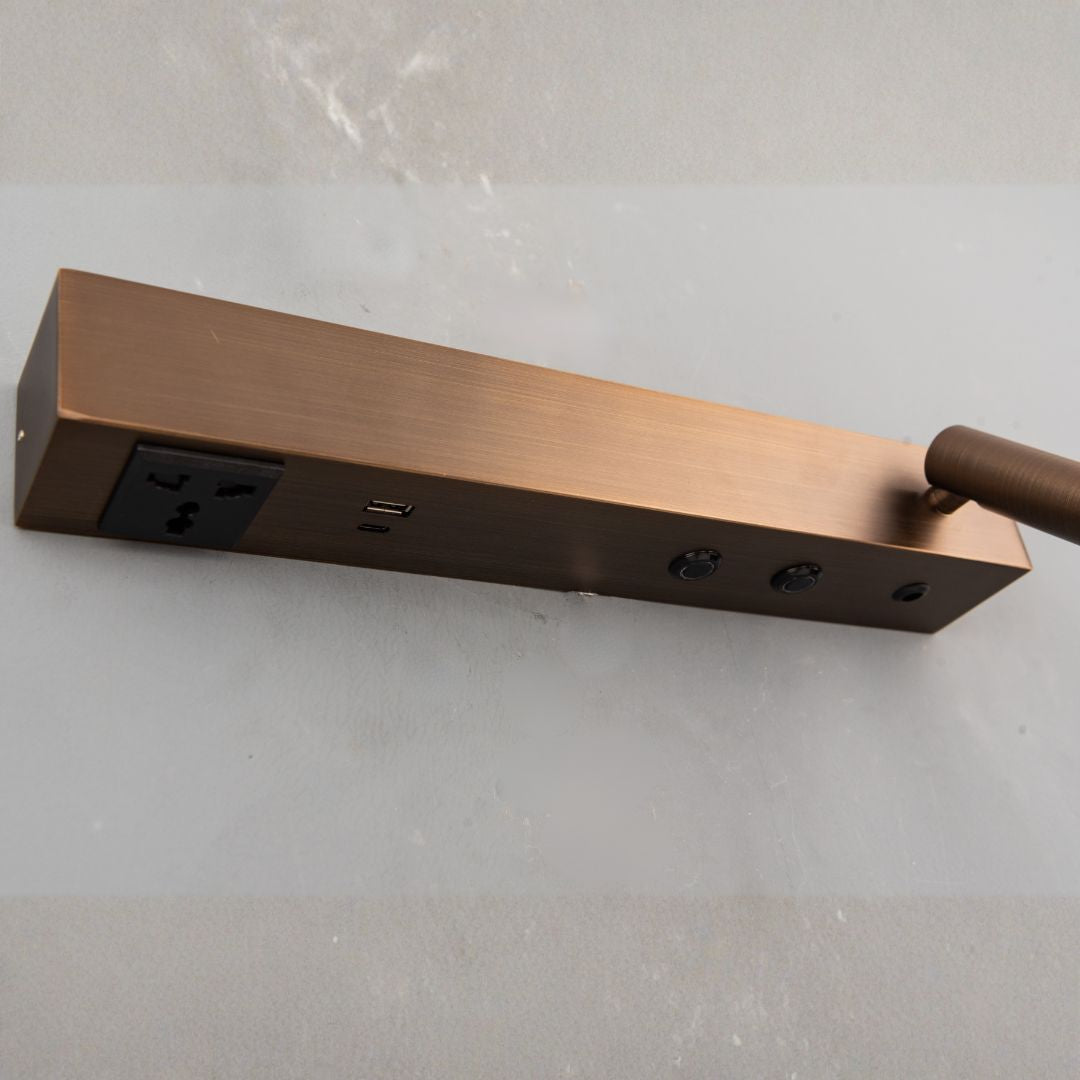Mee Hotel Style Headboard/ Wall Reading Lamp Mee-Ez-WL(B)-28AB - Wall Lamps - ebarza Furniture UAE | Shop Modern Furniture in Abu Dhabi & Dubai - مفروشات ايبازرا في الامارات | تسوق اثاث عصري وديكورات مميزة في دبي وابوظبي