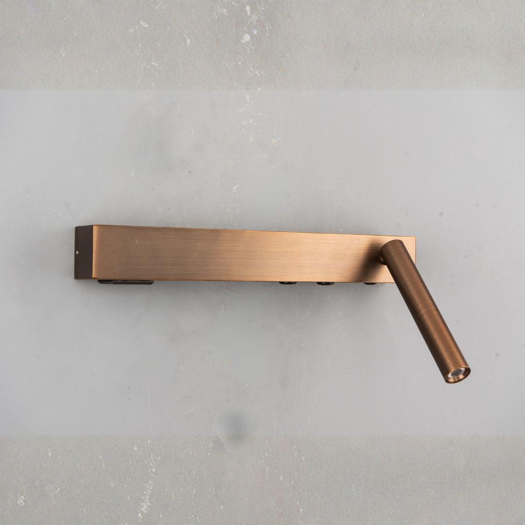 Mee Hotel Style Headboard/ Wall Reading Lamp Mee-Ez-WL(B)-28AB - Wall Lamps - ebarza Furniture UAE | Shop Modern Furniture in Abu Dhabi & Dubai - مفروشات ايبازرا في الامارات | تسوق اثاث عصري وديكورات مميزة في دبي وابوظبي