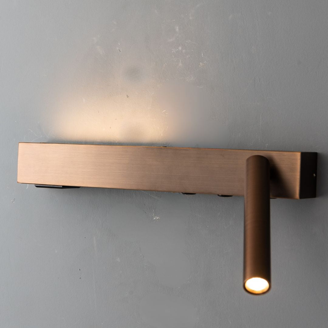 Mee Hotel Style Headboard/ Wall Reading Lamp Mee-Ez-WL(B)-28AB - Wall Lamps - ebarza Furniture UAE | Shop Modern Furniture in Abu Dhabi & Dubai - مفروشات ايبازرا في الامارات | تسوق اثاث عصري وديكورات مميزة في دبي وابوظبي