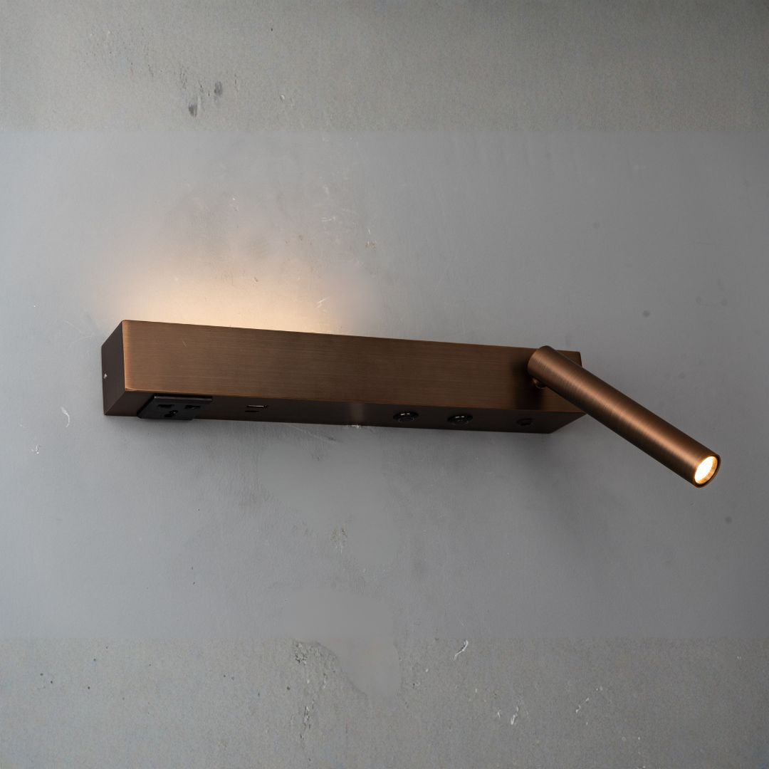 Mee Hotel Style Headboard/ Wall Reading Lamp Mee-Ez-WL(B)-28AB - Wall Lamps - ebarza Furniture UAE | Shop Modern Furniture in Abu Dhabi & Dubai - مفروشات ايبازرا في الامارات | تسوق اثاث عصري وديكورات مميزة في دبي وابوظبي
