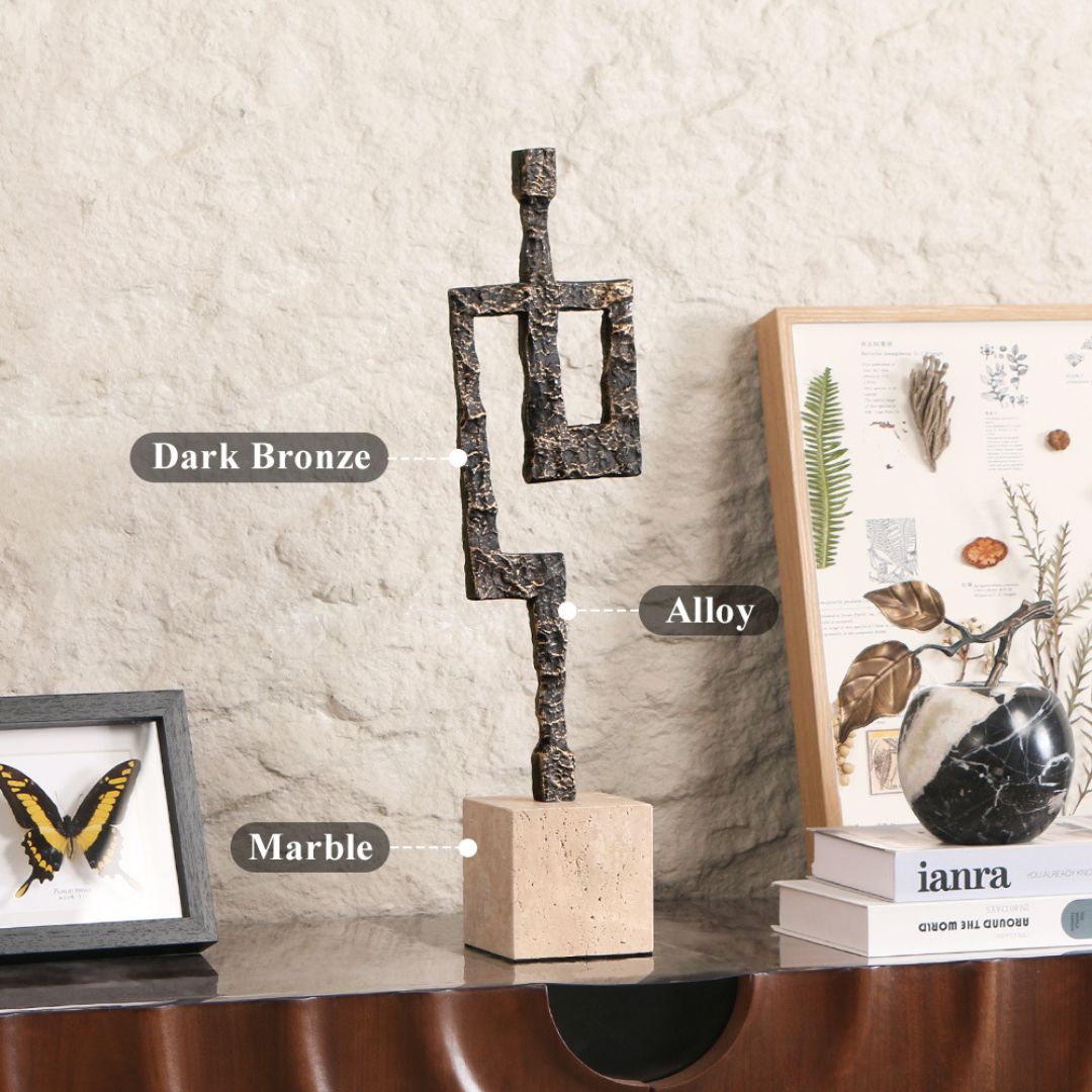 Pre-order 15 Days Delivery Metallic Abstract KA5135A - Home Decor Figurines - ebarza Furniture UAE | Shop Modern Furniture in Abu Dhabi & Dubai - مفروشات ايبازرا في الامارات | تسوق اثاث عصري وديكورات مميزة في دبي وابوظبي