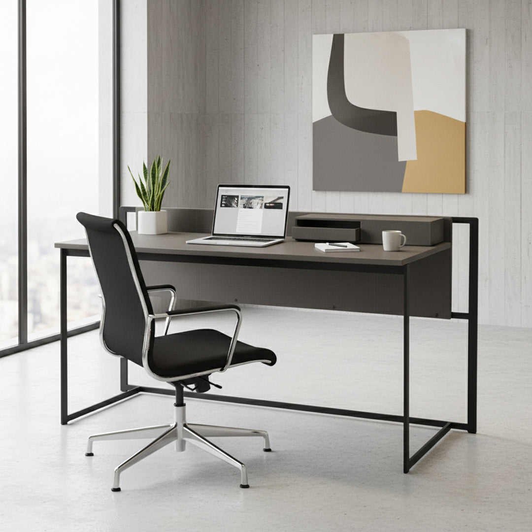 Microfiber Hard Leather Desk OD-259 - Office Desks - ebarza Furniture UAE | Shop Modern Furniture in Abu Dhabi & Dubai - مفروشات ايبازرا في الامارات | تسوق اثاث عصري وديكورات مميزة في دبي وابوظبي