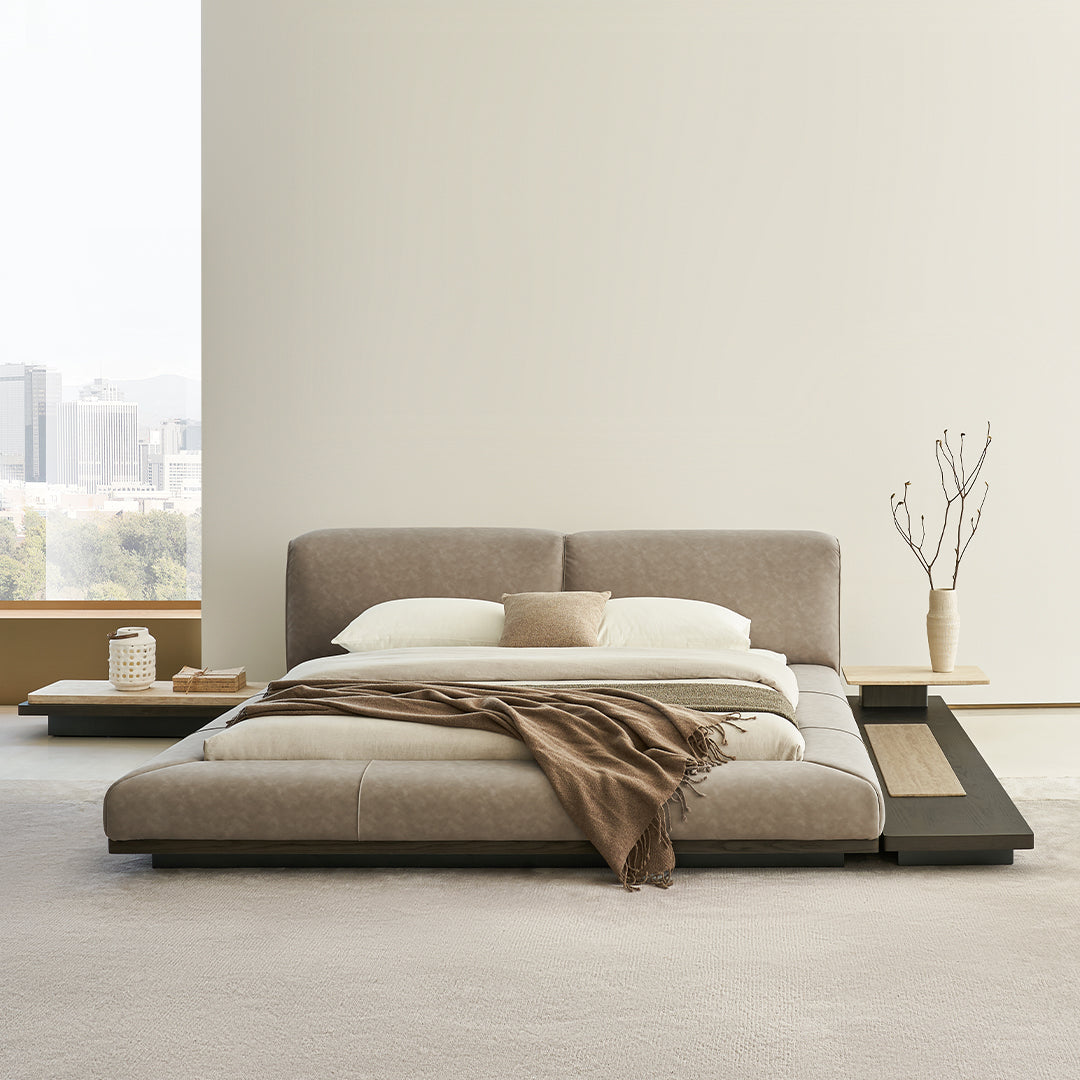 Pre-order 120 Days Delivery Miya King Size Bed - AMBO-C80251 - Bedsteads - ebarza Furniture UAE | Shop Modern Furniture in Abu Dhabi & Dubai - مفروشات ايبازرا في الامارات | تسوق اثاث عصري وديكورات مميزة في دبي وابوظبي