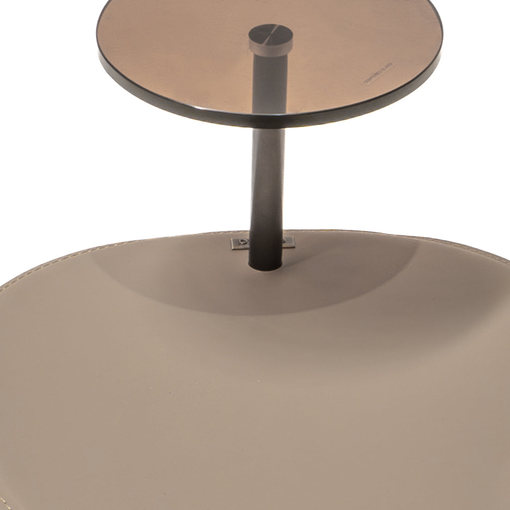Pre-order 85 Days Delivery Modern Nesting Side Table ST795 - Brushed Gun