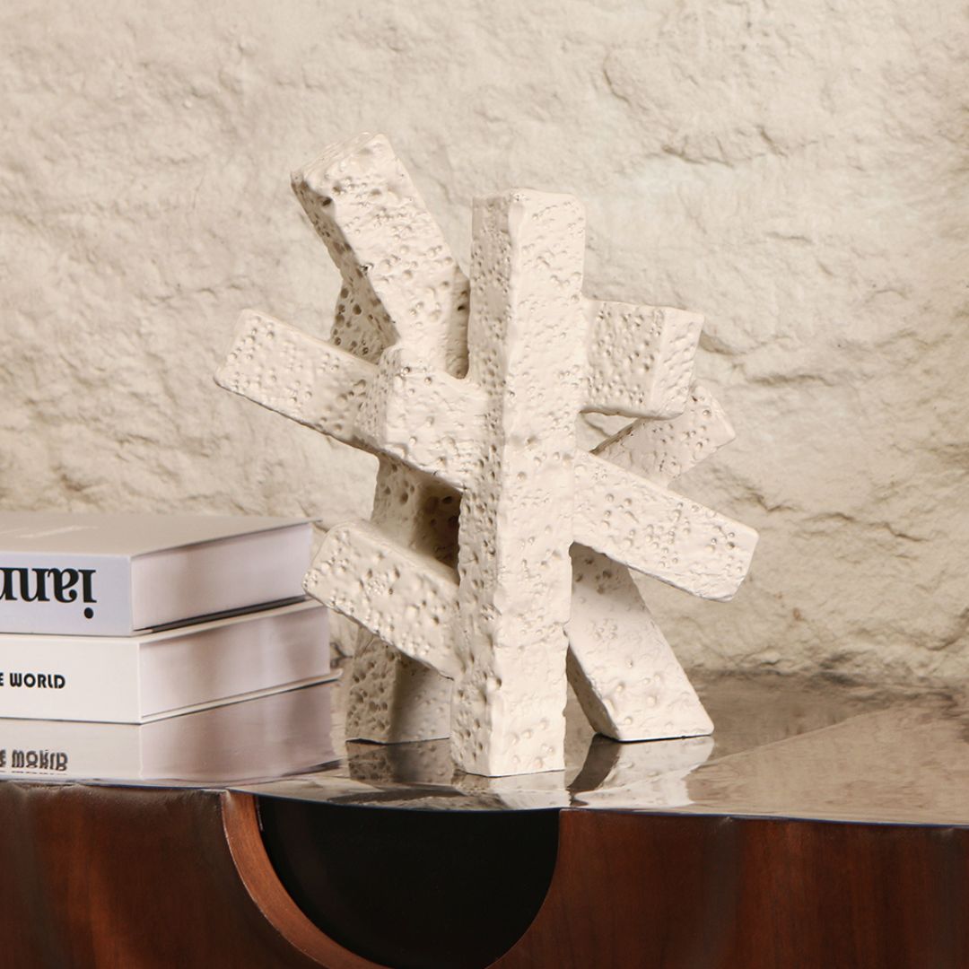 Pre-order 15 Days Delivery Muddy Grey Abstract Form KA5116A - Home Decor Figurines - ebarza Furniture UAE | Shop Modern Furniture in Abu Dhabi & Dubai - مفروشات ايبازرا في الامارات | تسوق اثاث عصري وديكورات مميزة في دبي وابوظبي