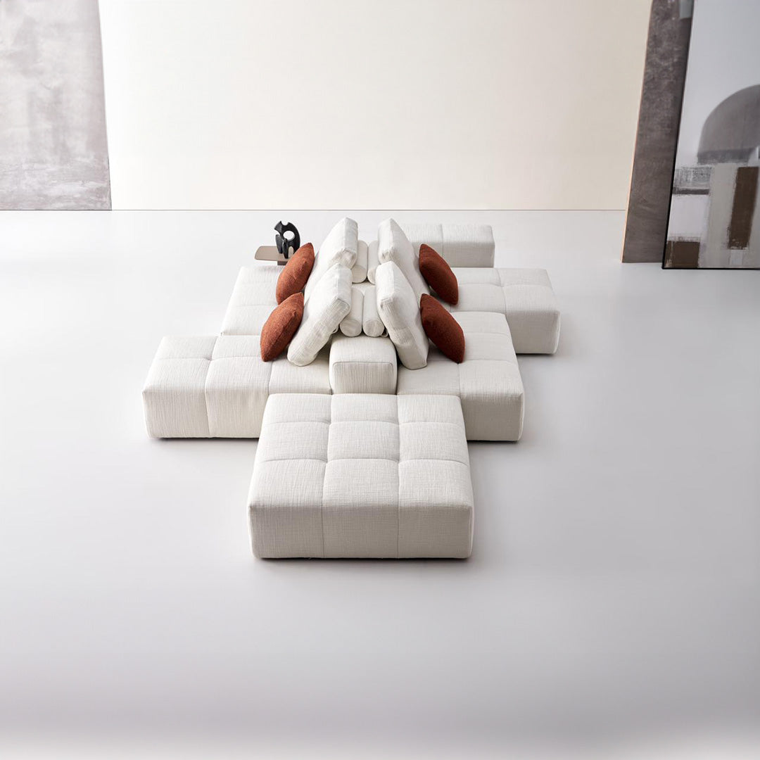 120x120 Puzzle Modular Square Sofa - SF080 -  Sofas | أريكة بزل - أريكة مربعة - ebarza Furniture UAE | Shop Modern Furniture in Abu Dhabi & Dubai - مفروشات ايبازرا في الامارات | تسوق اثاث عصري وديكورات مميزة في دبي وابوظبي