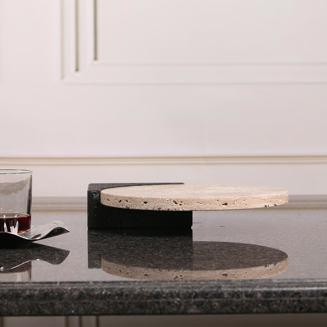 Natural Stone Tray-L KC3017L - Trays - ebarza Furniture UAE | Shop Modern Furniture in Abu Dhabi & Dubai - مفروشات ايبازرا في الامارات | تسوق اثاث عصري وديكورات مميزة في دبي وابوظبي