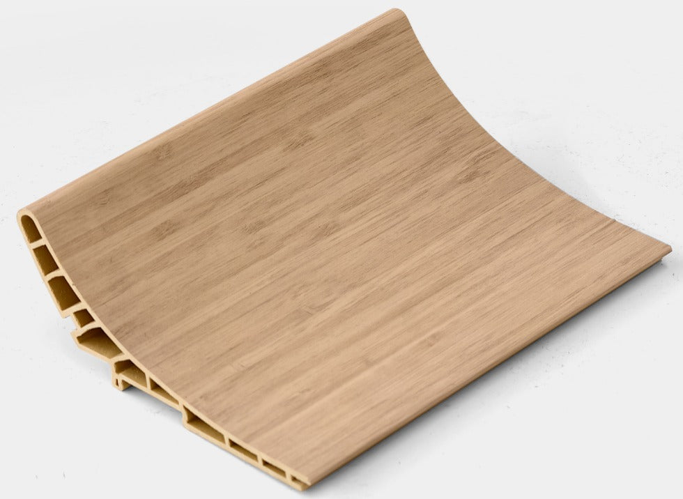 15*350 CM OUT CURVE WPC Wall Panel-OC MODLE: 150YYB COLOUR : Light Beige-H205YP