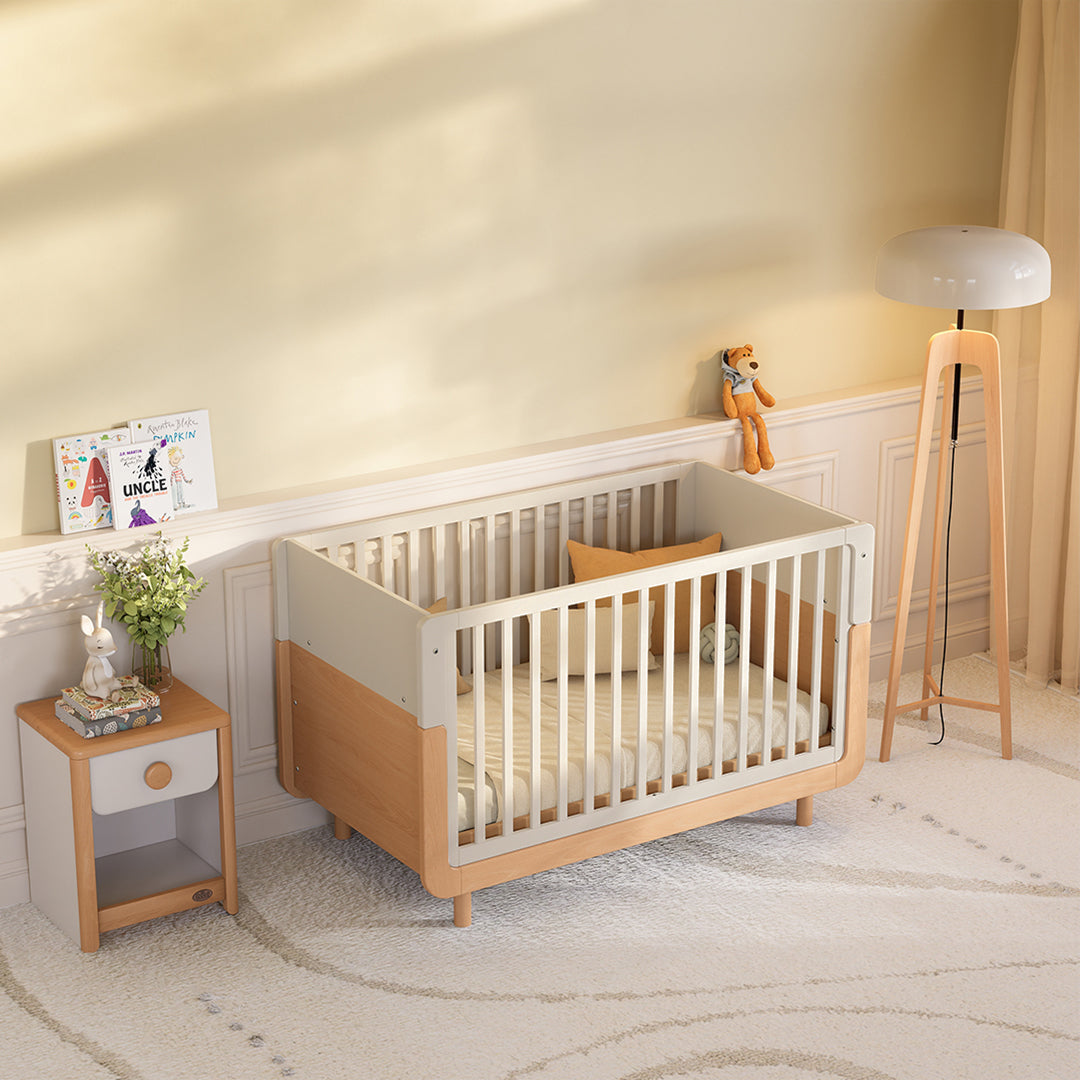 Ocean Cot Baby Crib Bed B-OCCB/TEBH - Cribs - ebarza Furniture UAE | Shop Modern Furniture in Abu Dhabi & Dubai - مفروشات ايبازرا في الامارات | تسوق اثاث عصري وديكورات مميزة في دبي وابوظبي