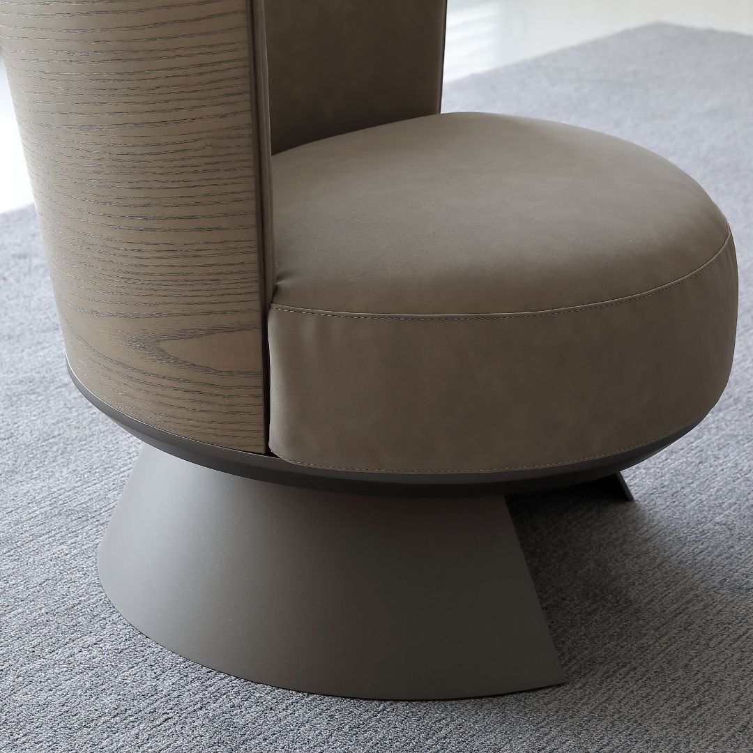 BEACON Ori Lounge Chair luxury armchair with plush upholstery and modern design, shown in a stylish living room setting.